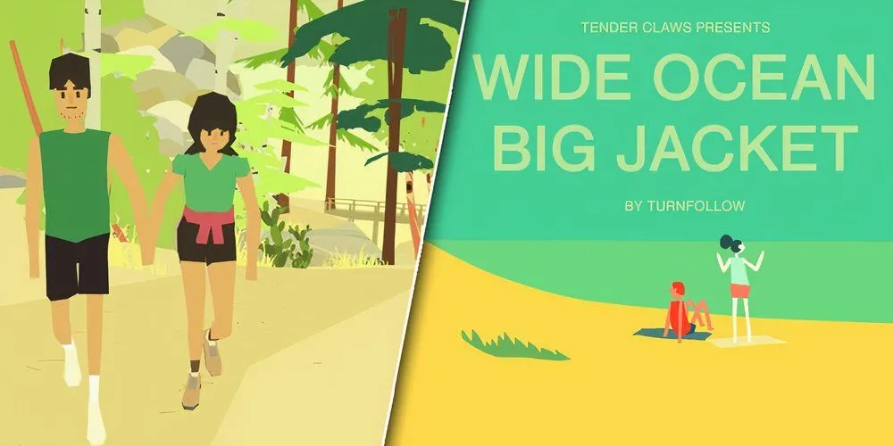 Wide Ocean Big Jacket - tựa game cozy kể chuyện không quản lý tài nguyên