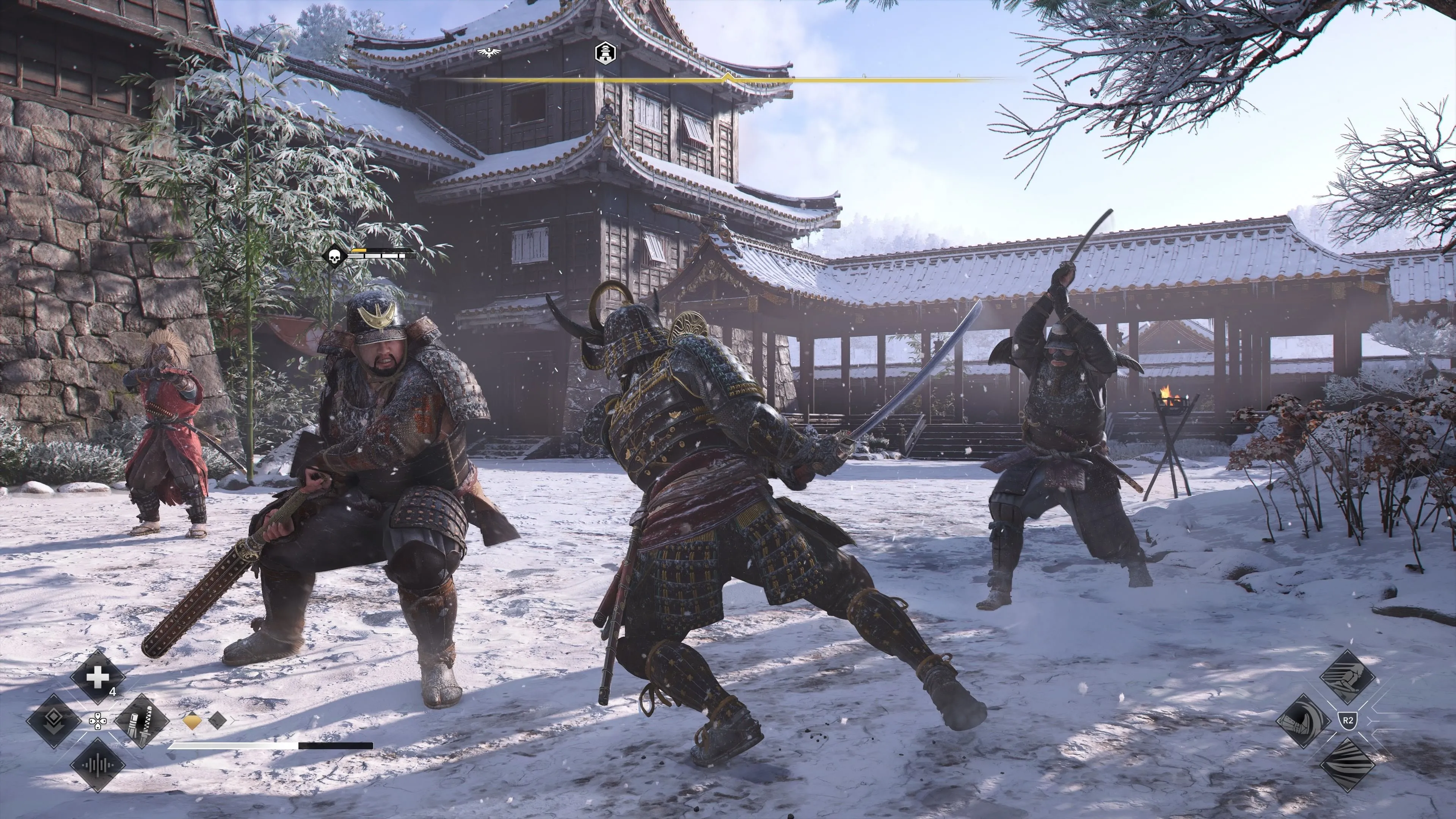 Yasuke, samurai huyền thoại, chiến đấu mạnh mẽ trong Assassin's Creed Shadows
