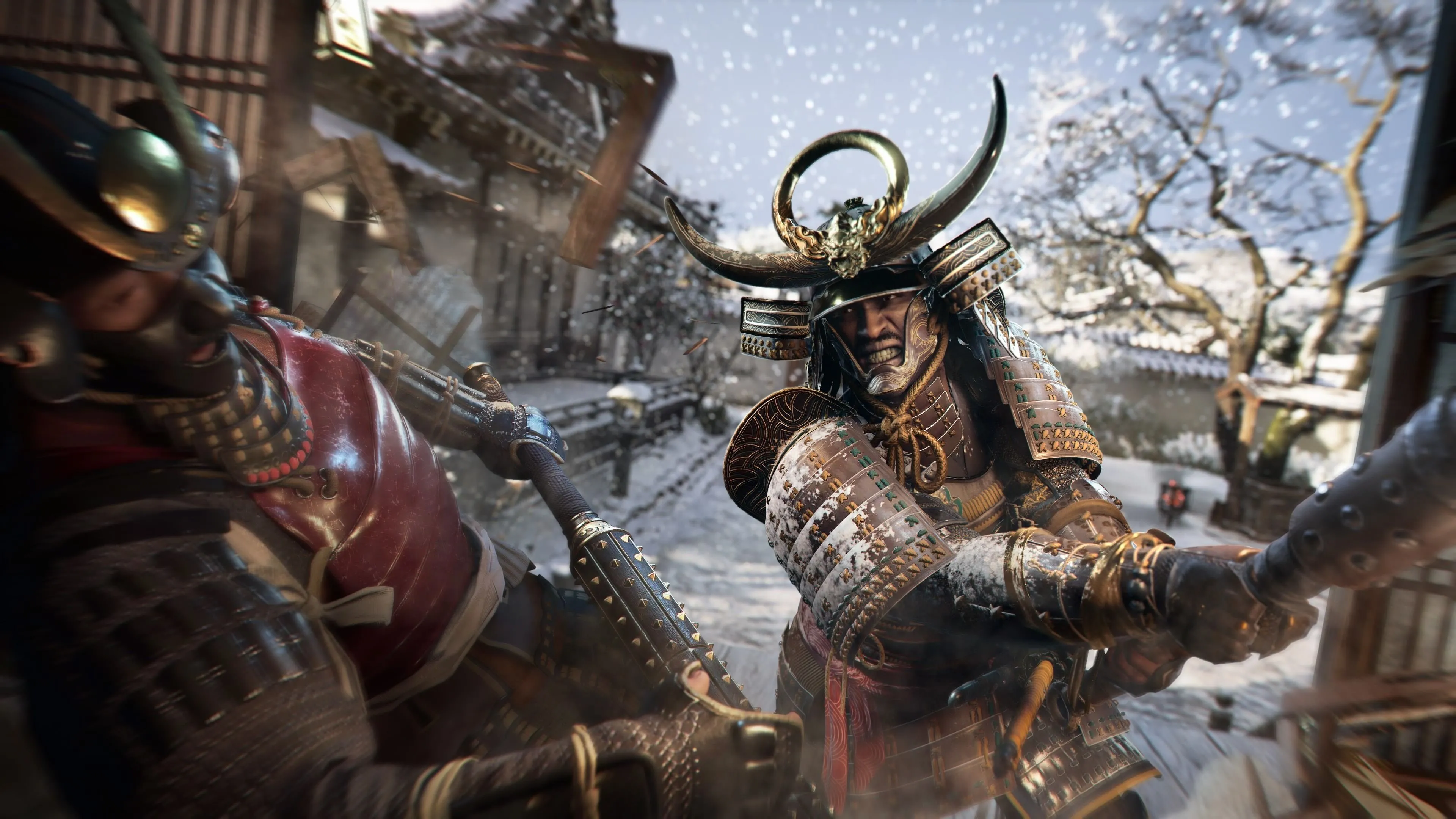 Yasuke trong một trận chiến ác liệt với kẻ thù trong Assassin's Creed Shadows