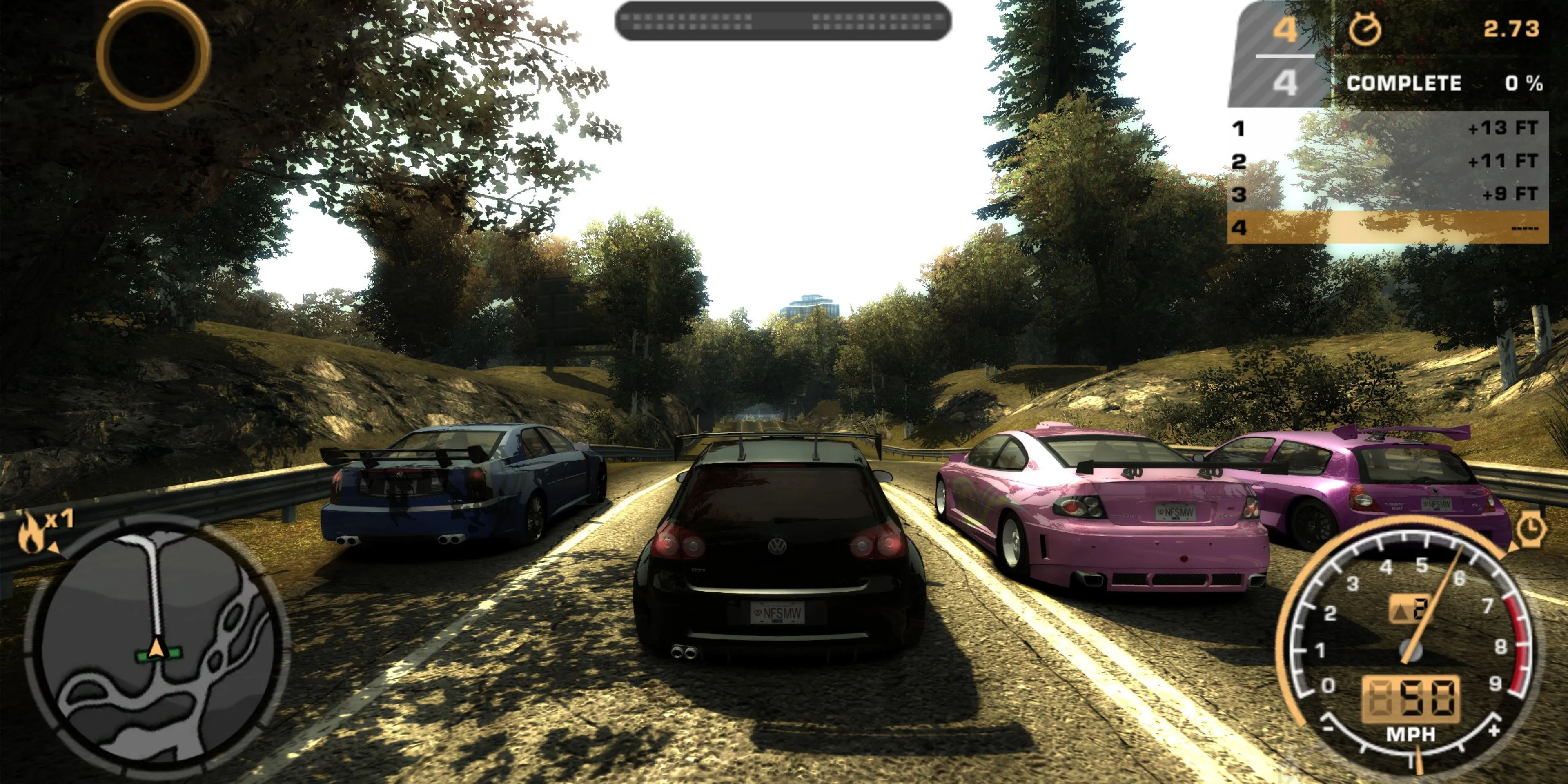 Ảnh chụp màn hình Need for Speed Most Wanted Black Edition 2005