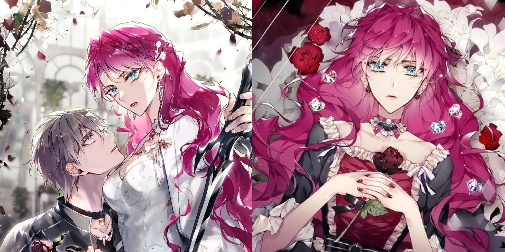 Bìa manhwa Villains Are Destined to Die với nhân vật chính Penelope Eckhart