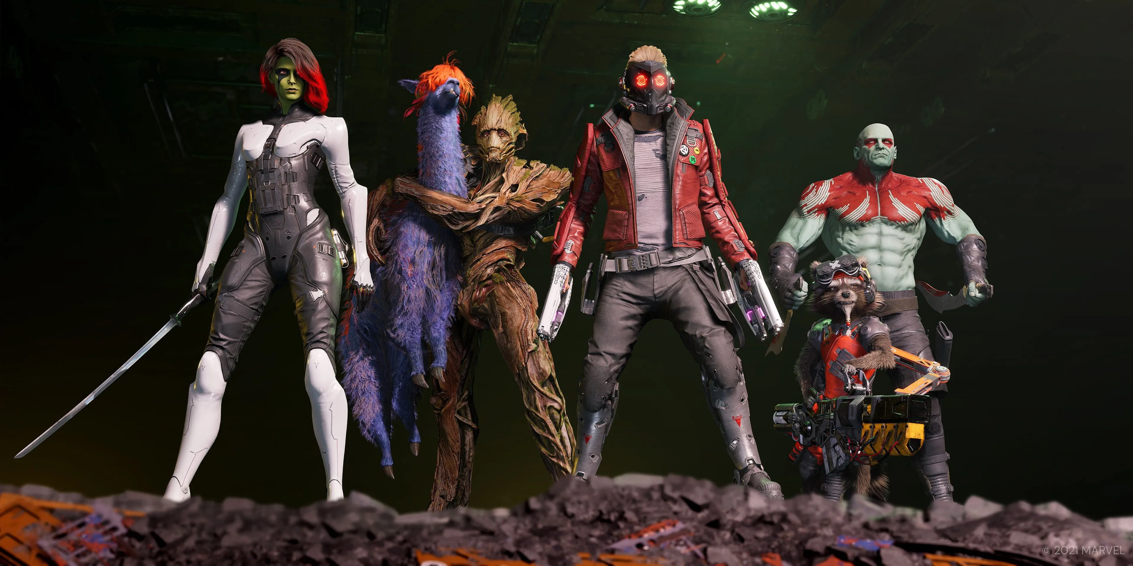 Biệt đội Guardians trong Marvel's Guardians of the Galaxy
