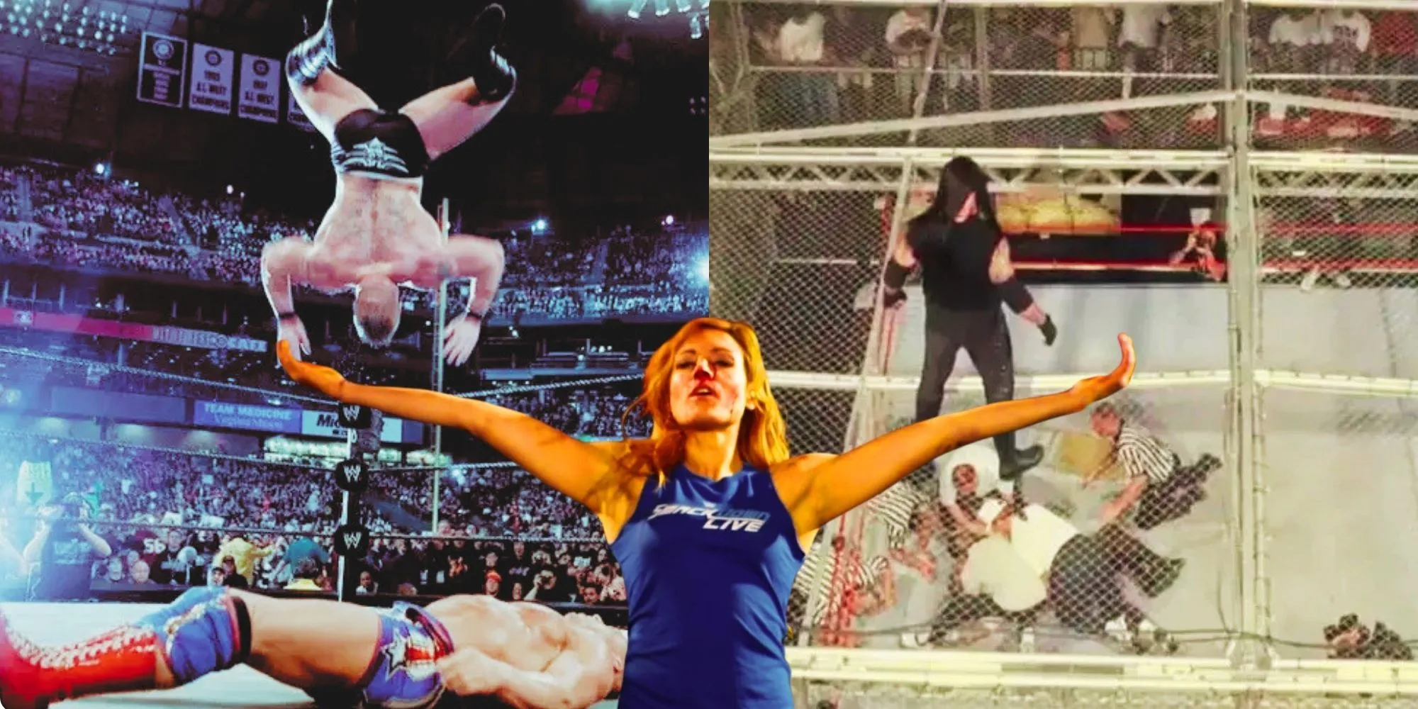 Brock Lesnar, Becky Lynch, Undertaker - Những ngôi sao WWE xuất hiện cùng nhau.