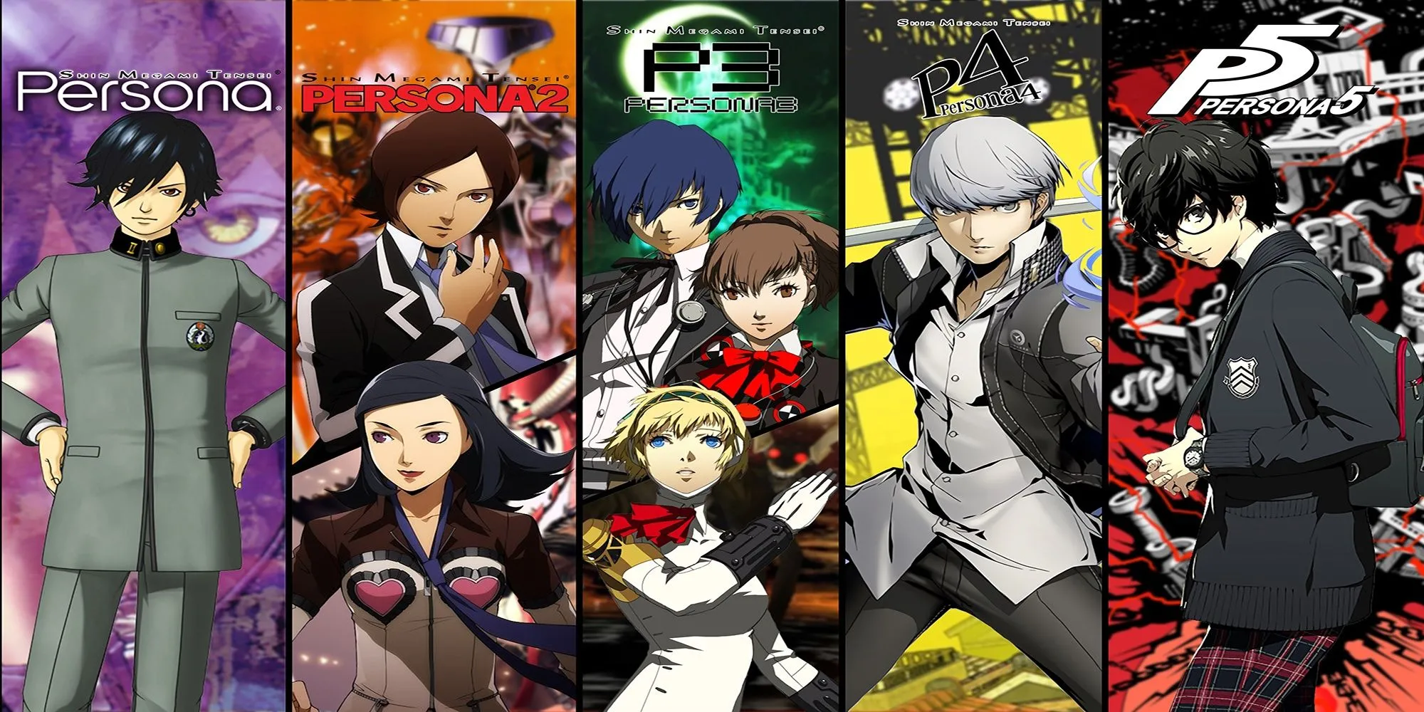 các nhân vật chính từ tất cả các game Persona