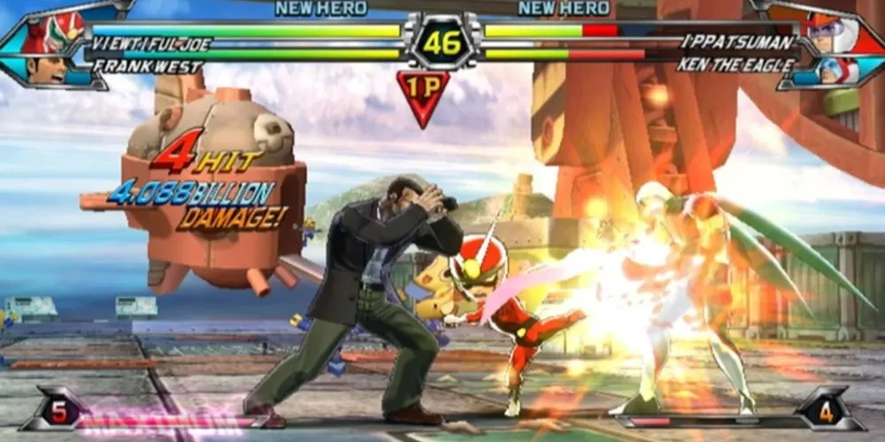Các nhân vật từ Tatsunoko và Capcom đối đầu nhau trong Tatsunoko vs. Capcom: Ultimate All-Stars