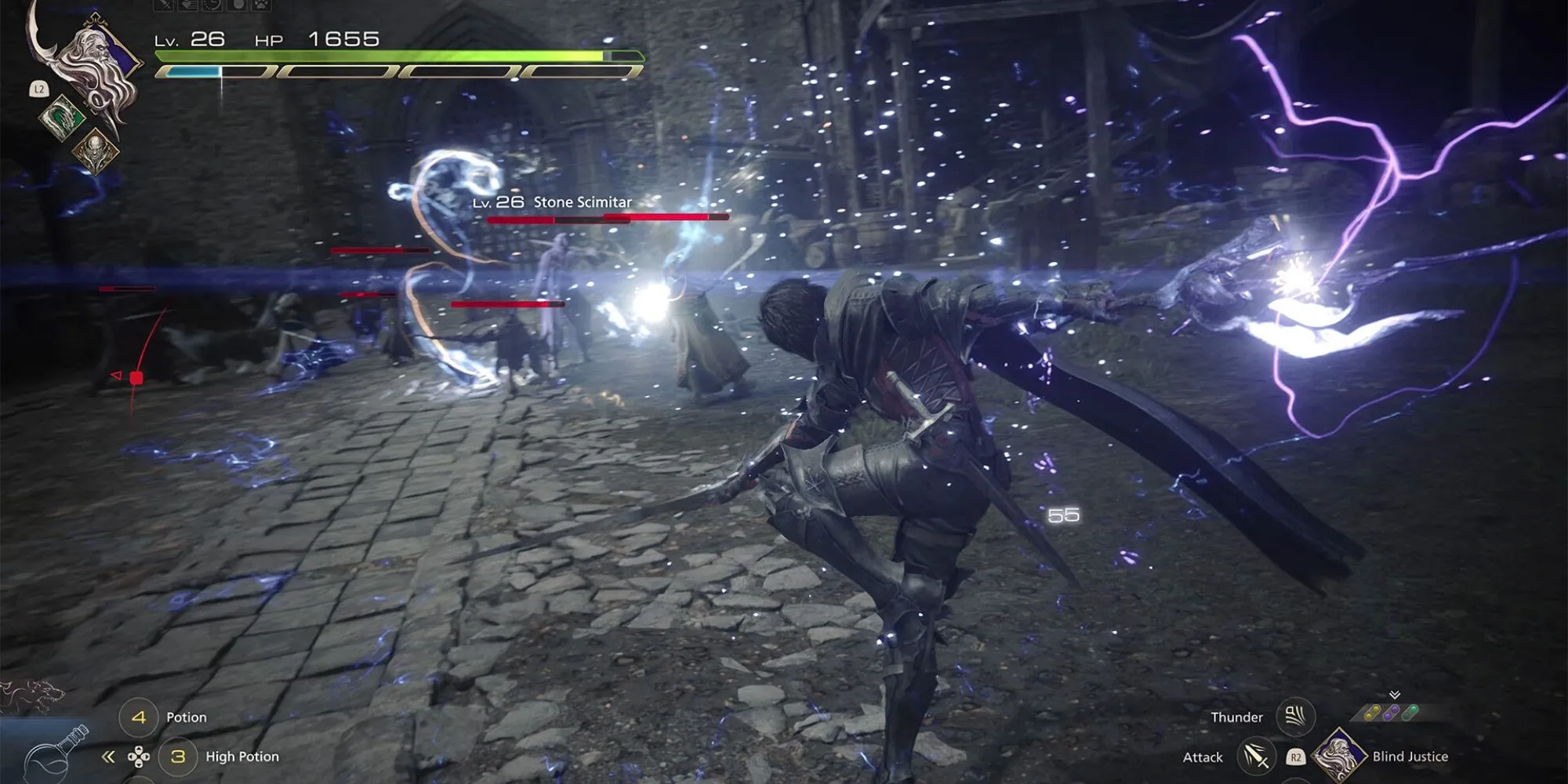 Cảnh chiến đấu hoành tráng trong Final Fantasy 16