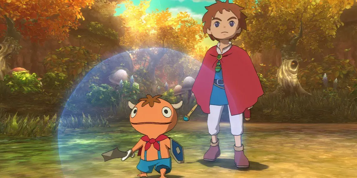 Cảnh trong game Monster Catcher JRPGs Ni No Kuni Wrath of the White Witch
