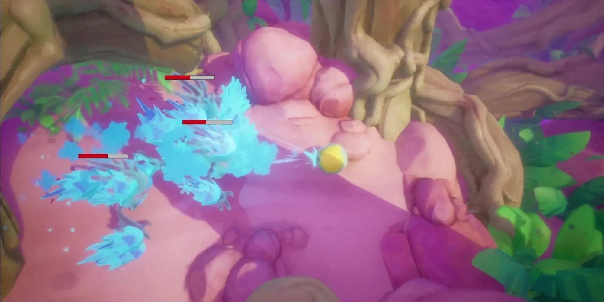 Chiến đấu với kẻ thù trong Slime Heroes