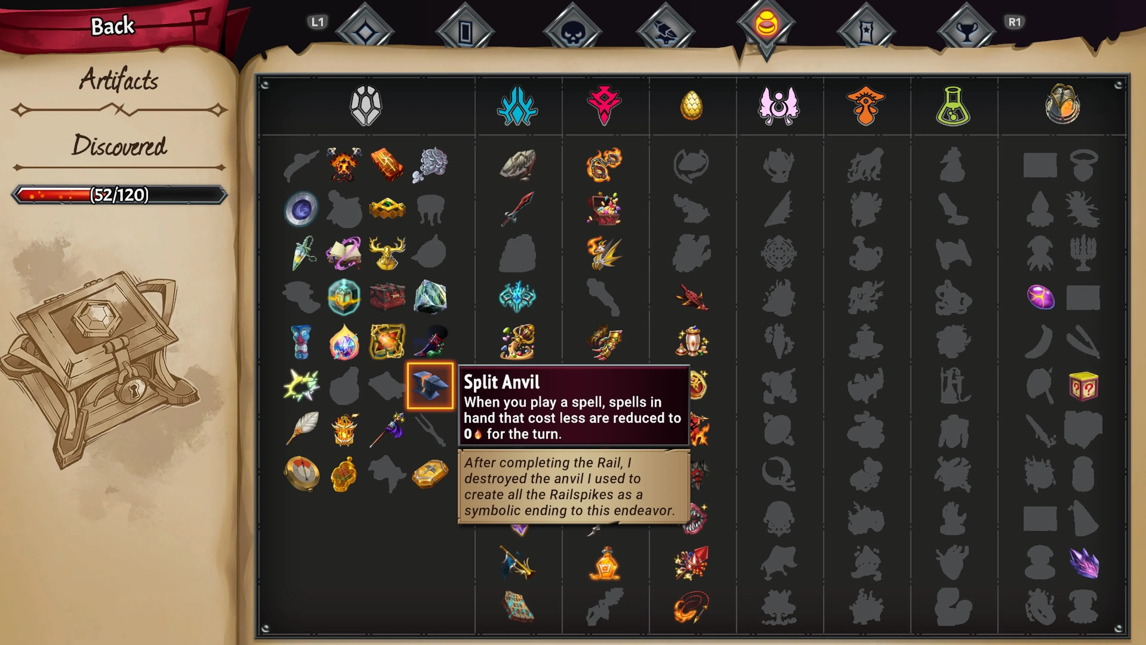 Đe Tách là artifact mạnh nhất giai đoạn đầu Monster Train 2, giúp giảm Ember cost của bài phép