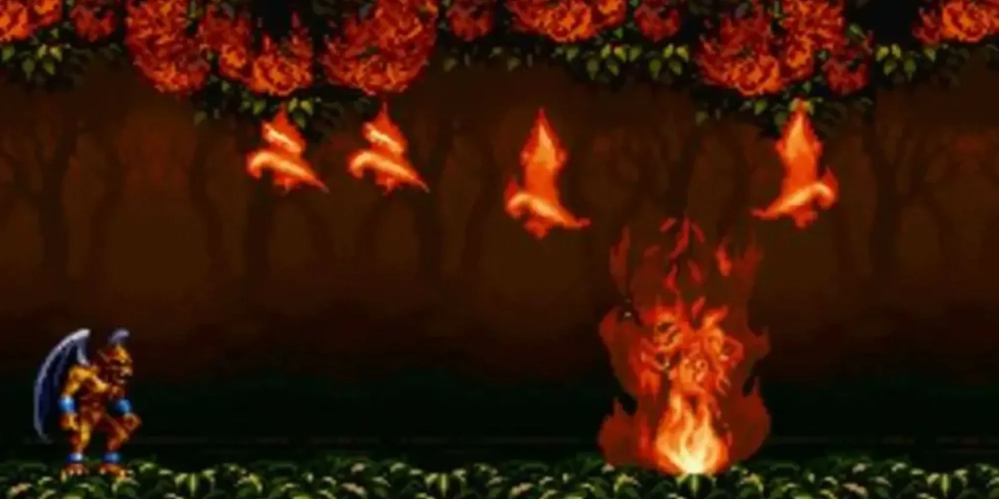Demon's Crest Firebrand SNES gameplay