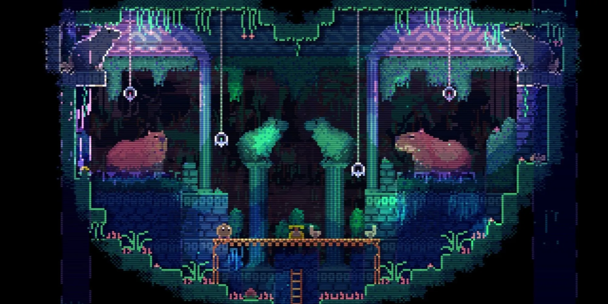 Dungeon Capybara Heart trong game Animal Well