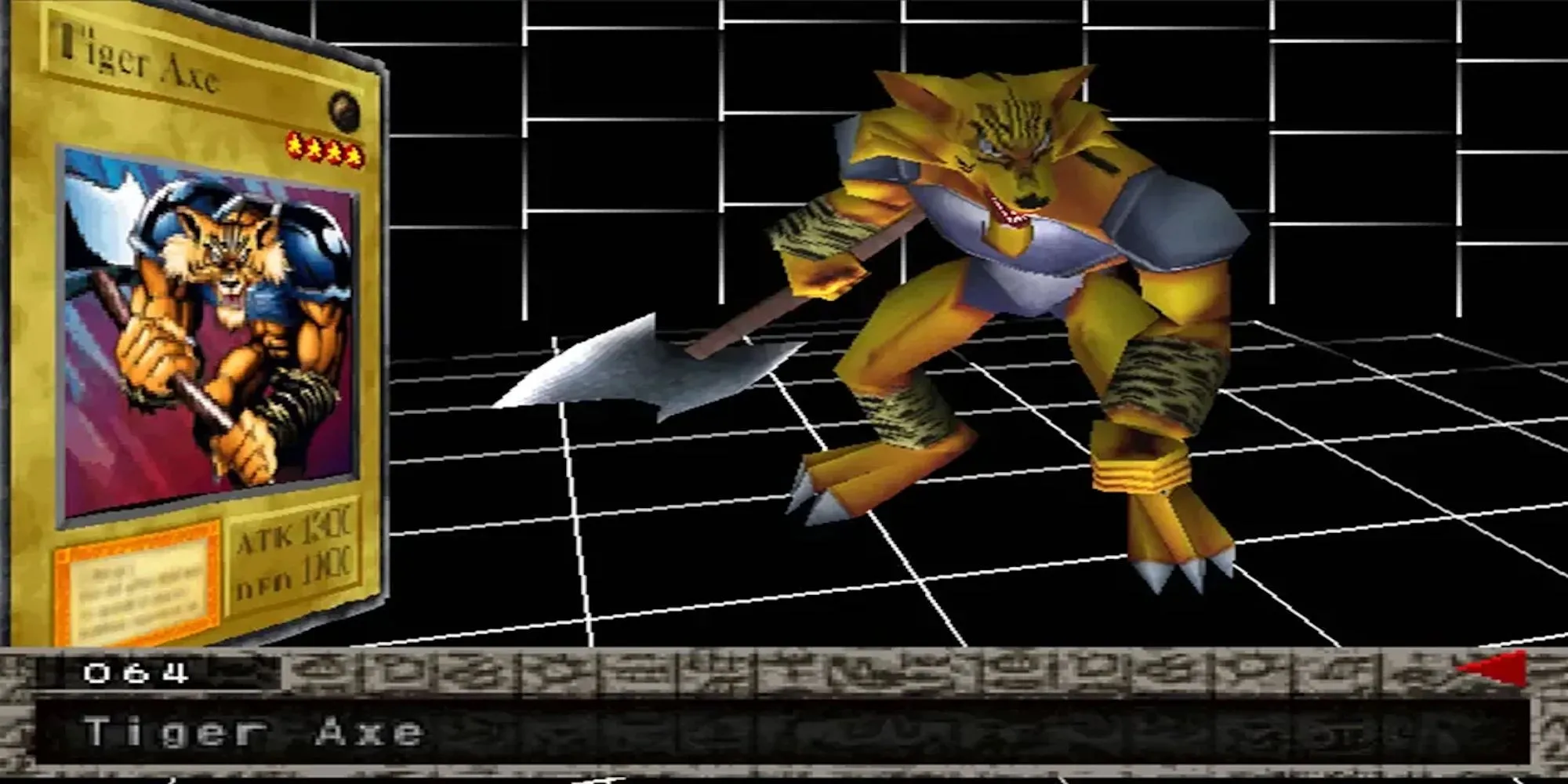 game yu-gi-oh forbidden memories tren ps1 voi giao dien man hinh dau bai