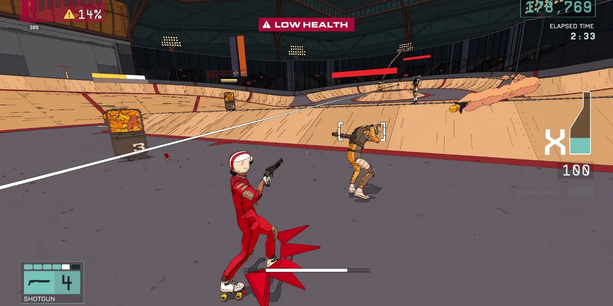 Rollerdrome và OlliOlli World Trở Lại Steam Sau Thời Gian Bị Gỡ 1 Gameplay hành động nghẹt thở trong game Rollerdrome.