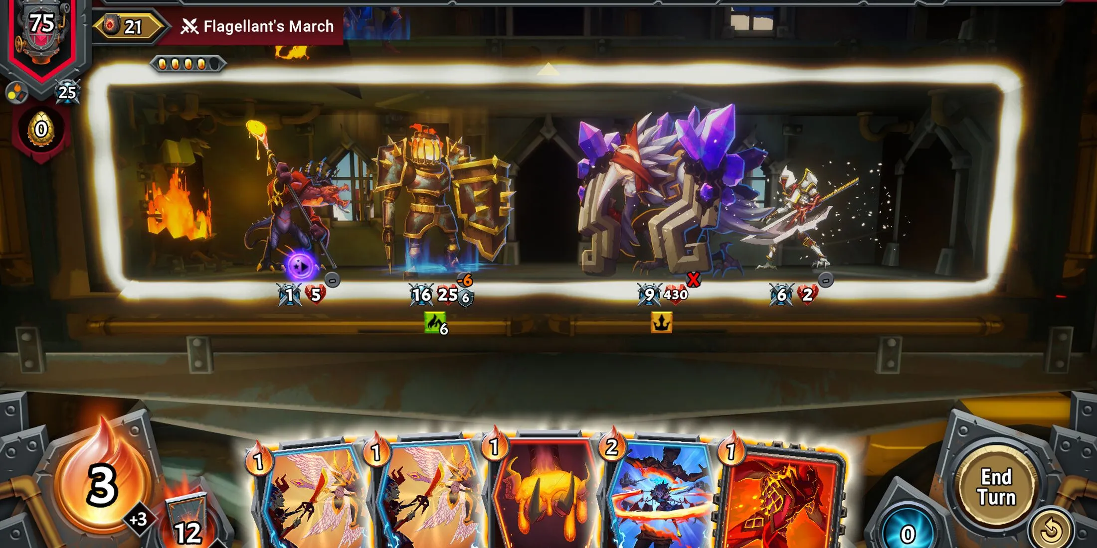 Giao diện quản lý đơn vị và thẻ bài trong Monster Train 2