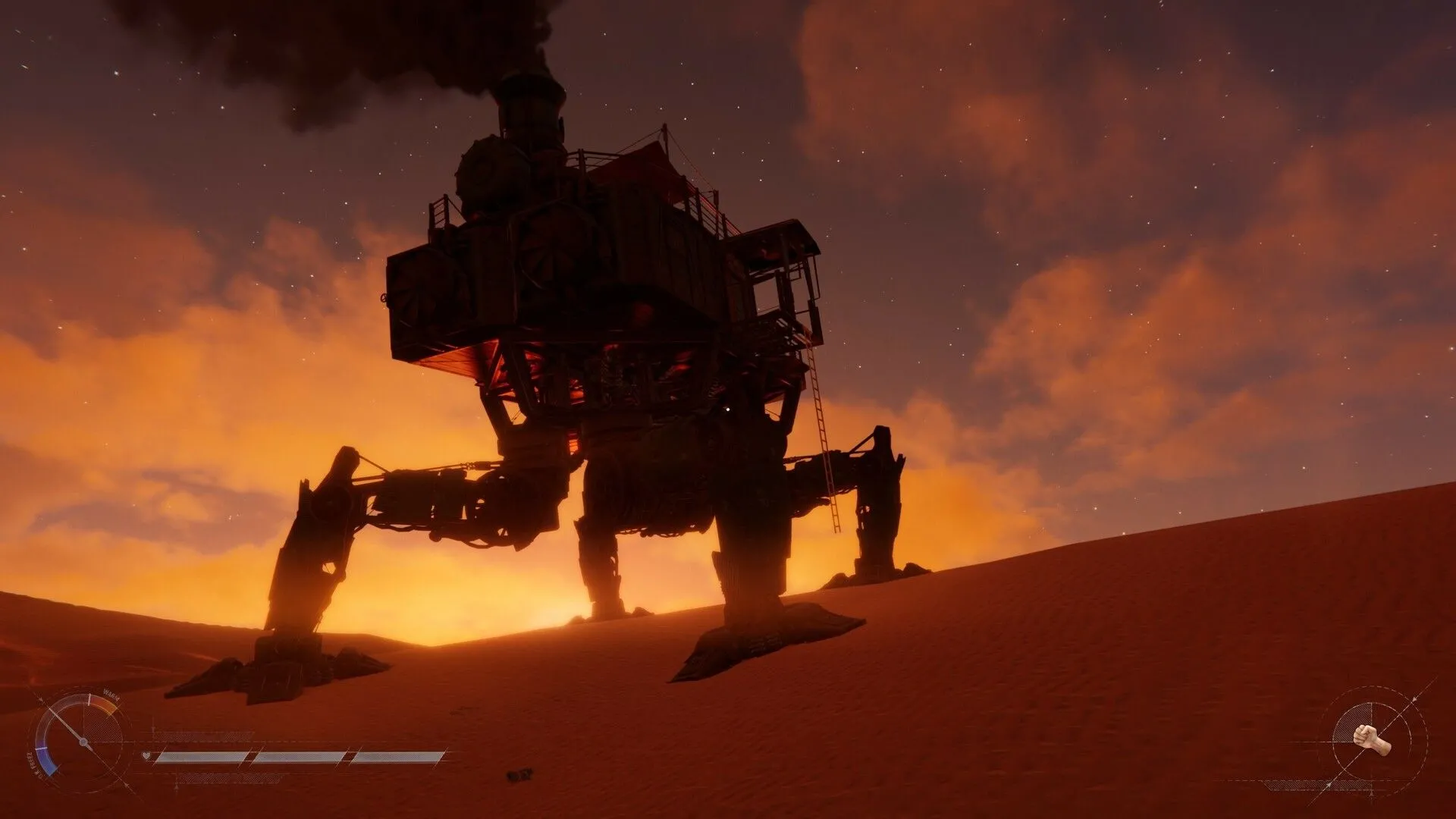 Góc nhìn từ bên trong cỗ máy cát trong game SAND