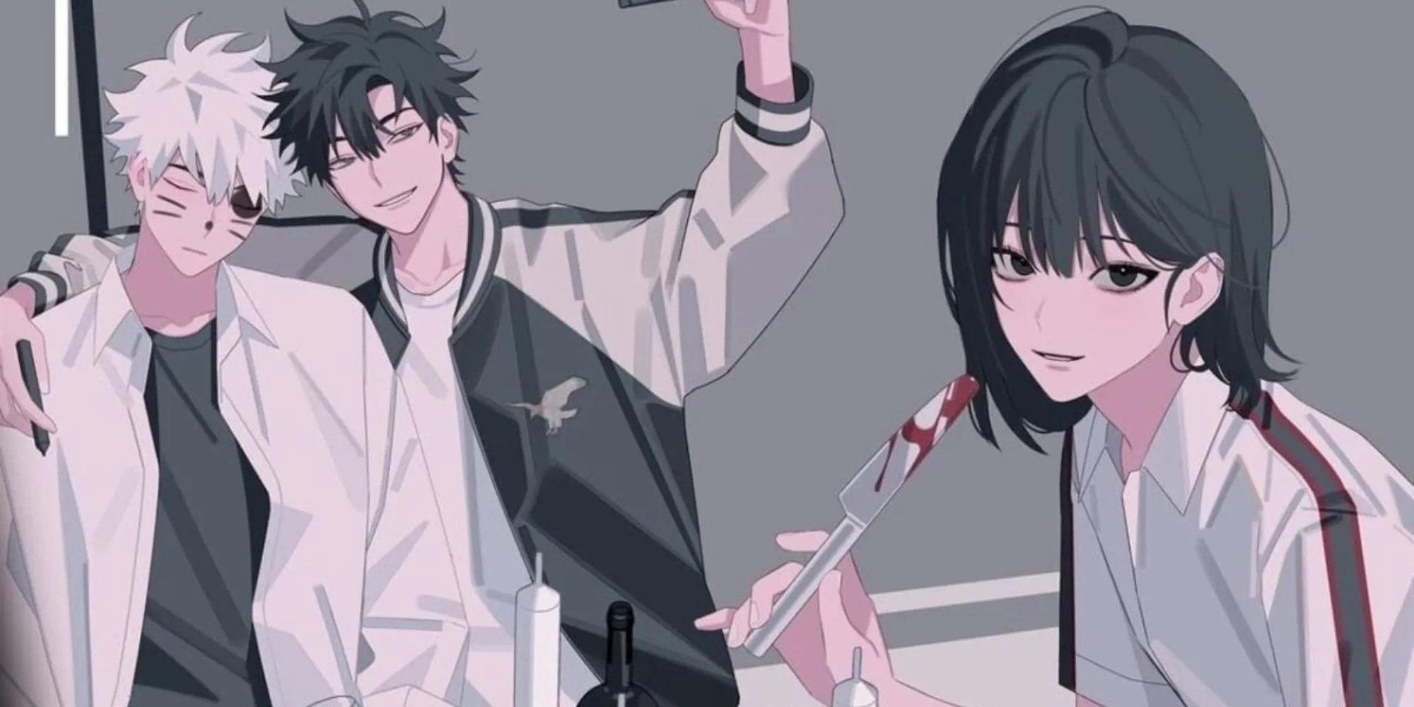Hai nhân vật chính Cheng Xiaoshi và Lu Guang trong anime Link Click, sử dụng năng lực đặc biệt để du hành thời gian qua những bức ảnh.