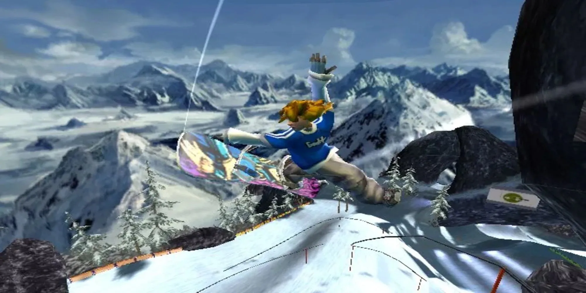 Hành động trượt ván tuyết đỉnh cao trong SSX 3 trên PS2