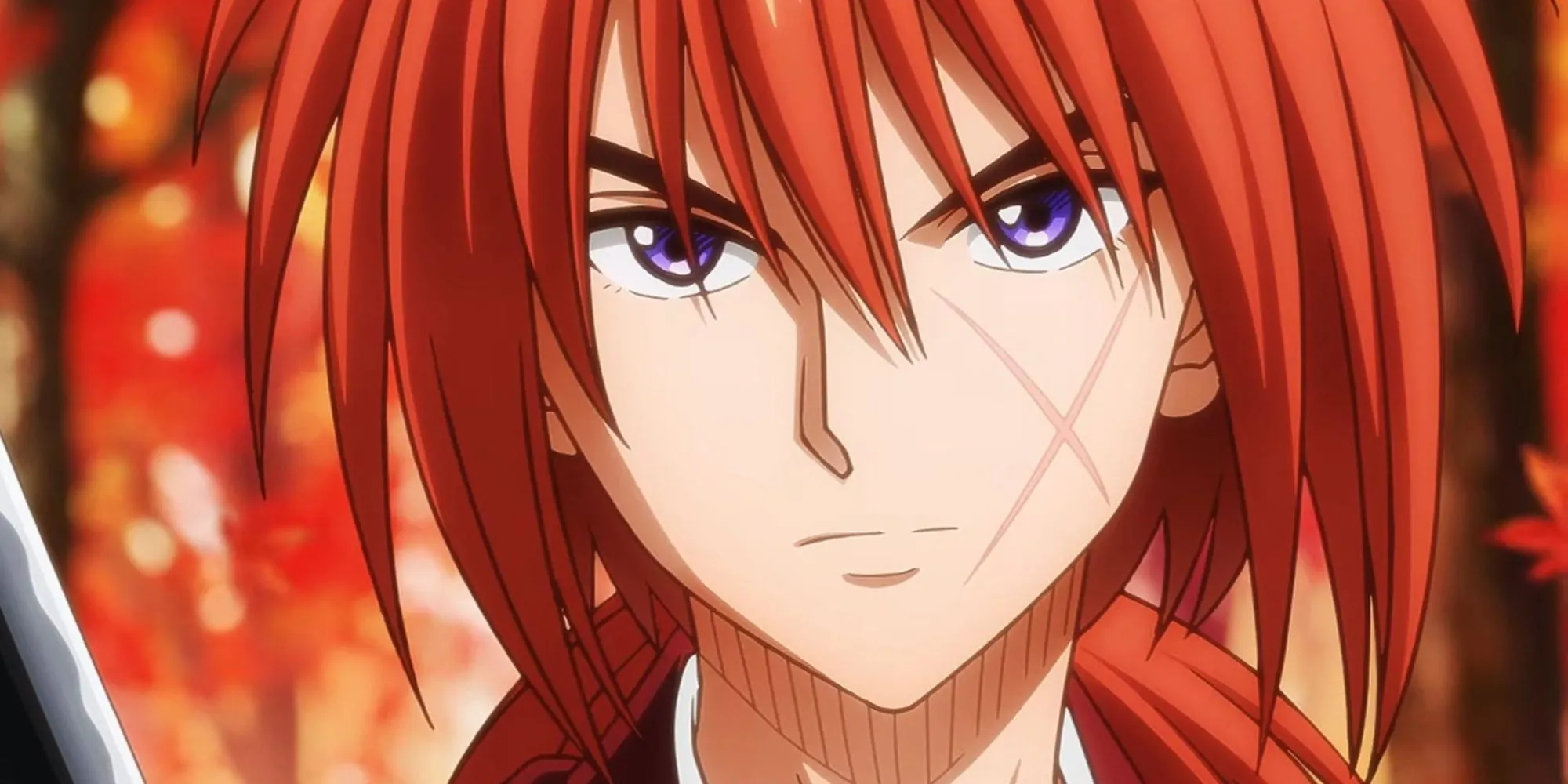 Himura Kenshin trong Rurouni Kenshin trong tư thế chuẩn bị chiến đấu