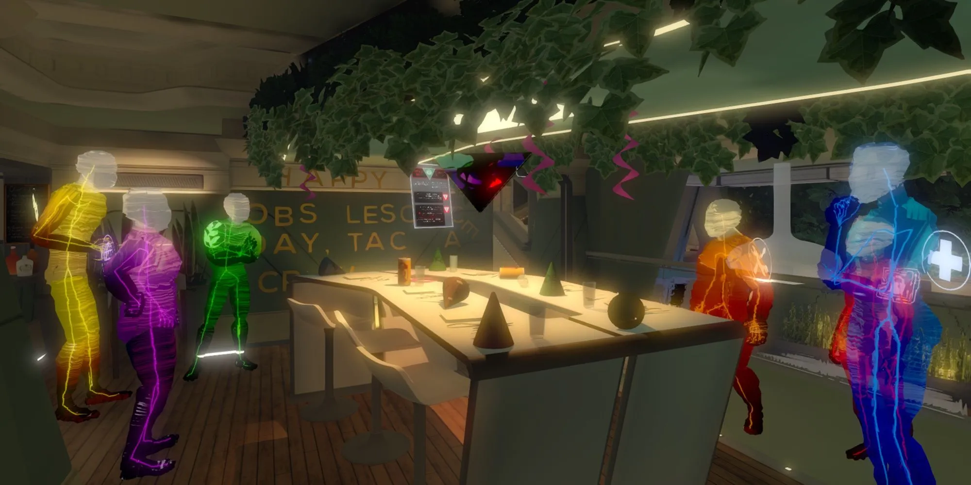 Hình ảnh cơ chế xem lại trong game Tacoma