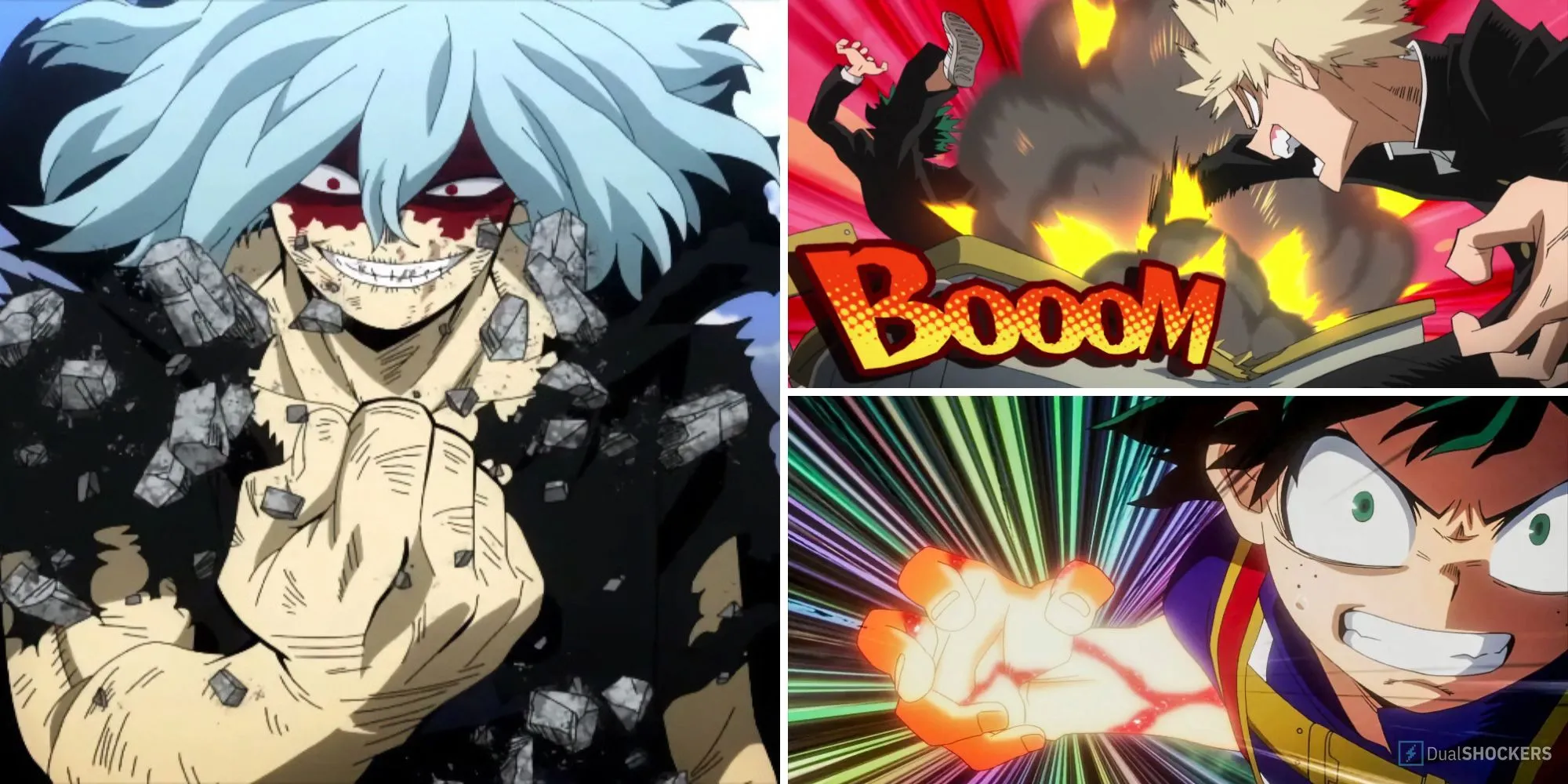 Hình ảnh giới thiệu các quirk nguy hiểm nhất My Hero Academia