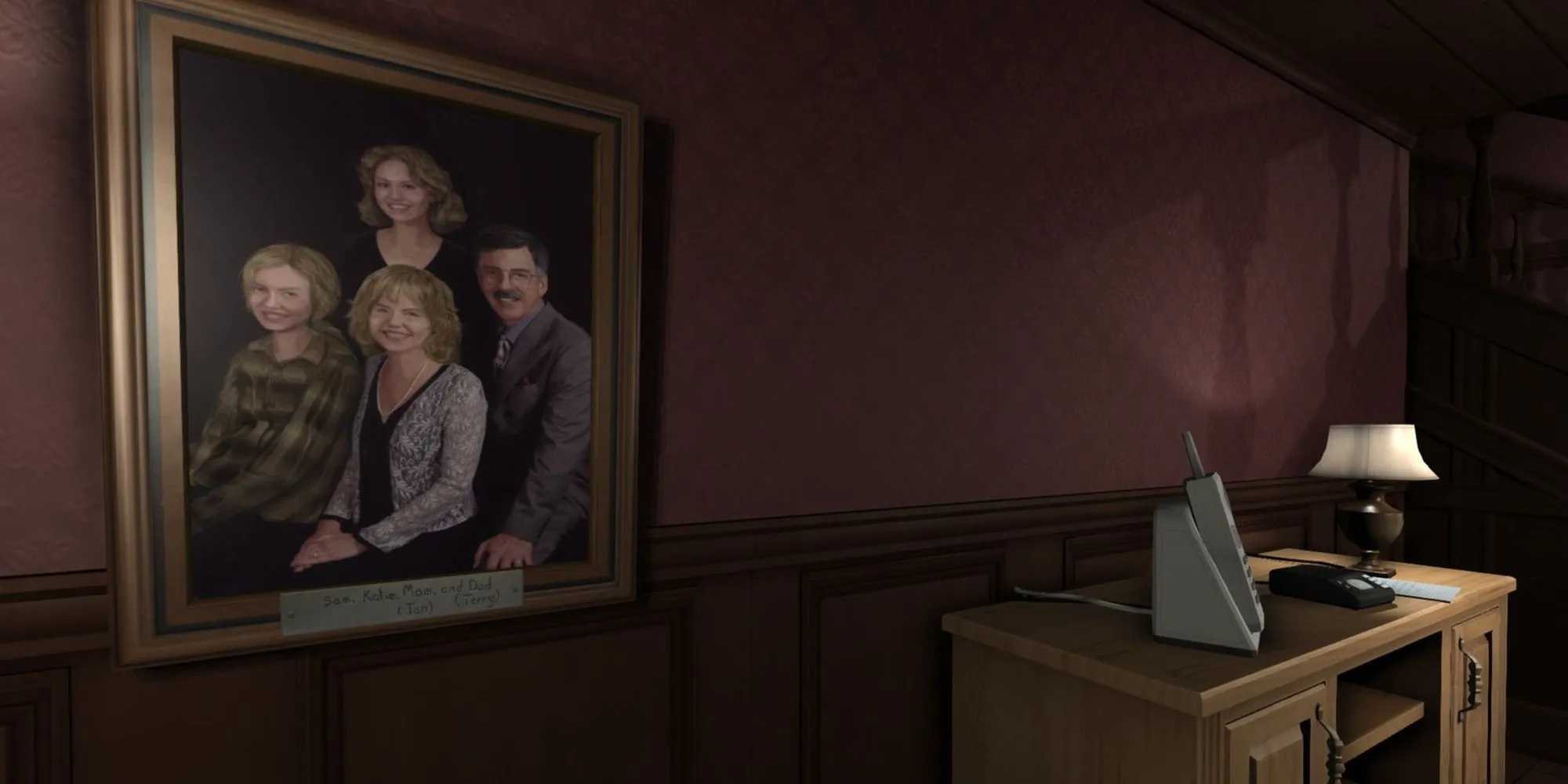 Hình ảnh một căn phòng trong game Gone Home