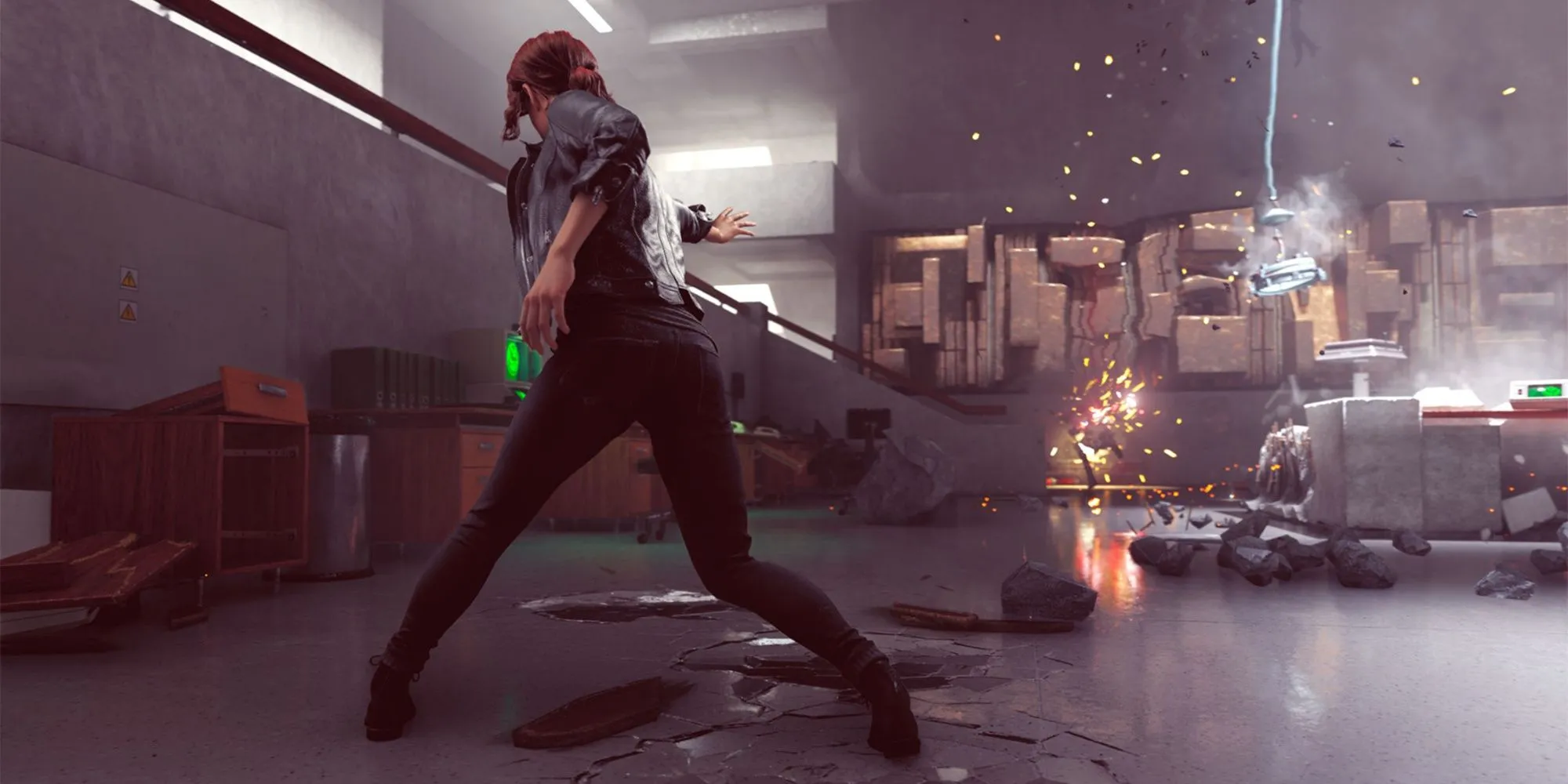 Hình ảnh nhân vật Jesse Faden trong game Control