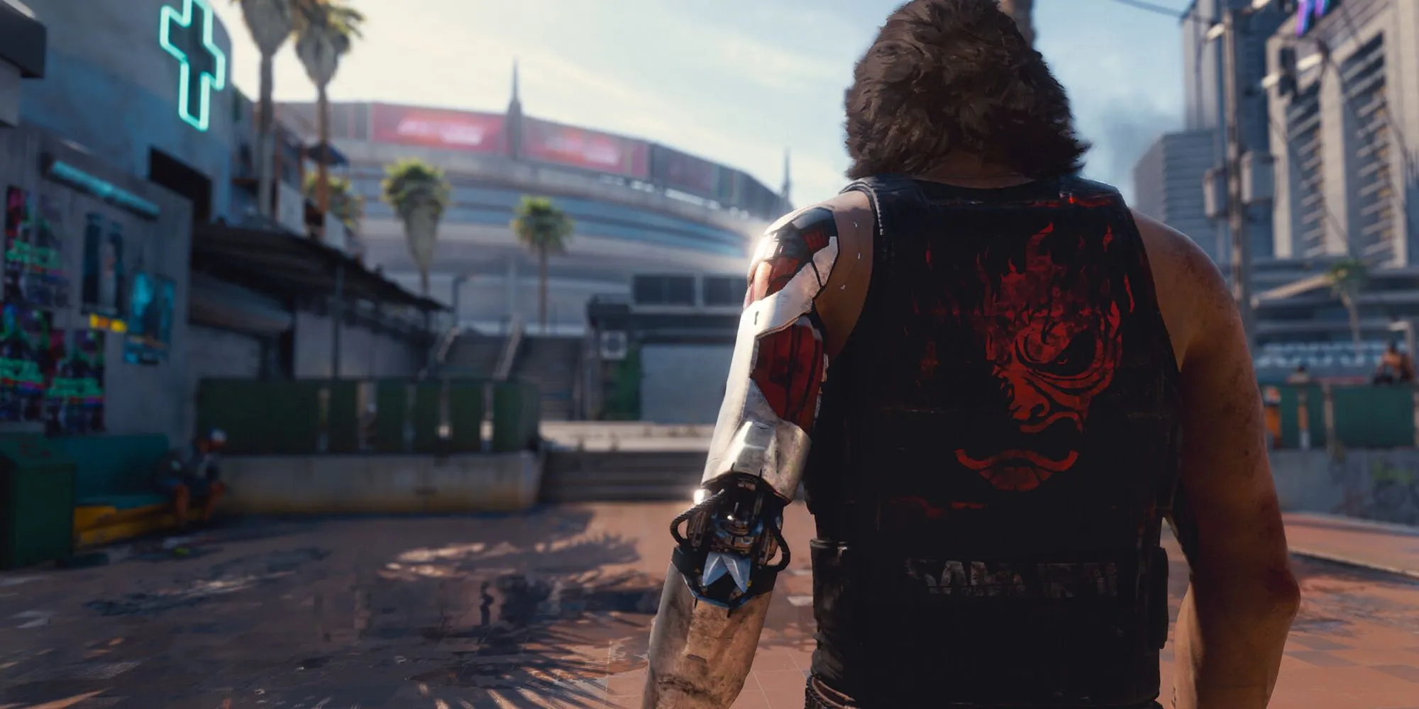 Johnny Silverhand trong thế giới Night City của Cyberpunk 2077