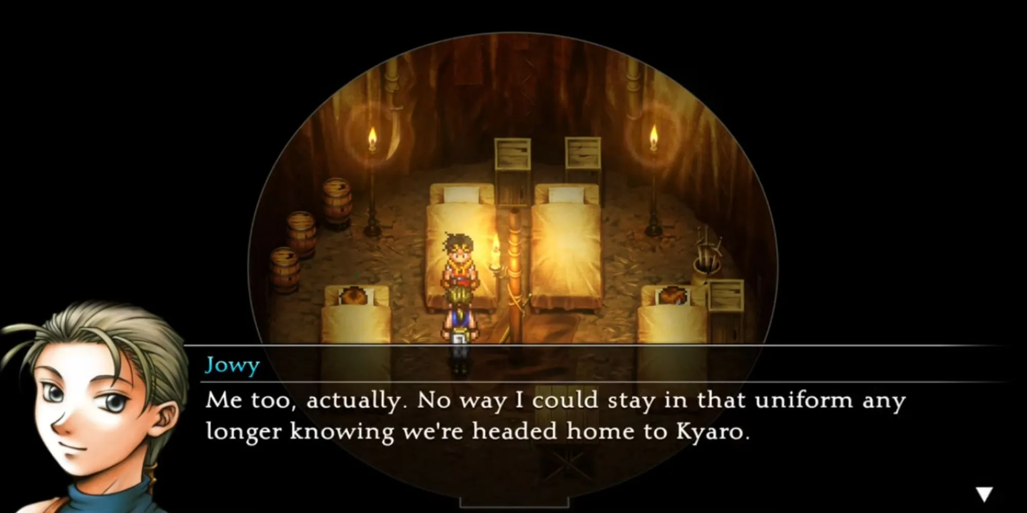 Jowy Atreides, bạn thân và nhân vật tạm thời trong Suikoden II