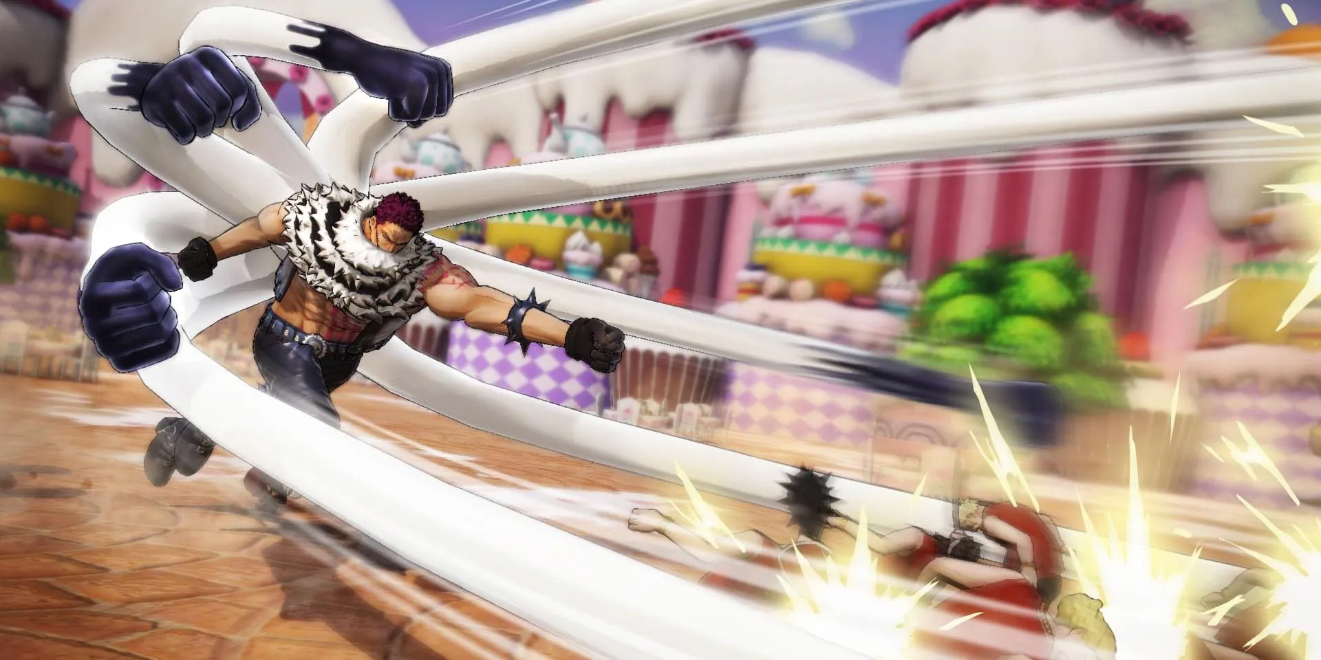 Katakuri tấn công trong One Piece Pirate Warriors 4