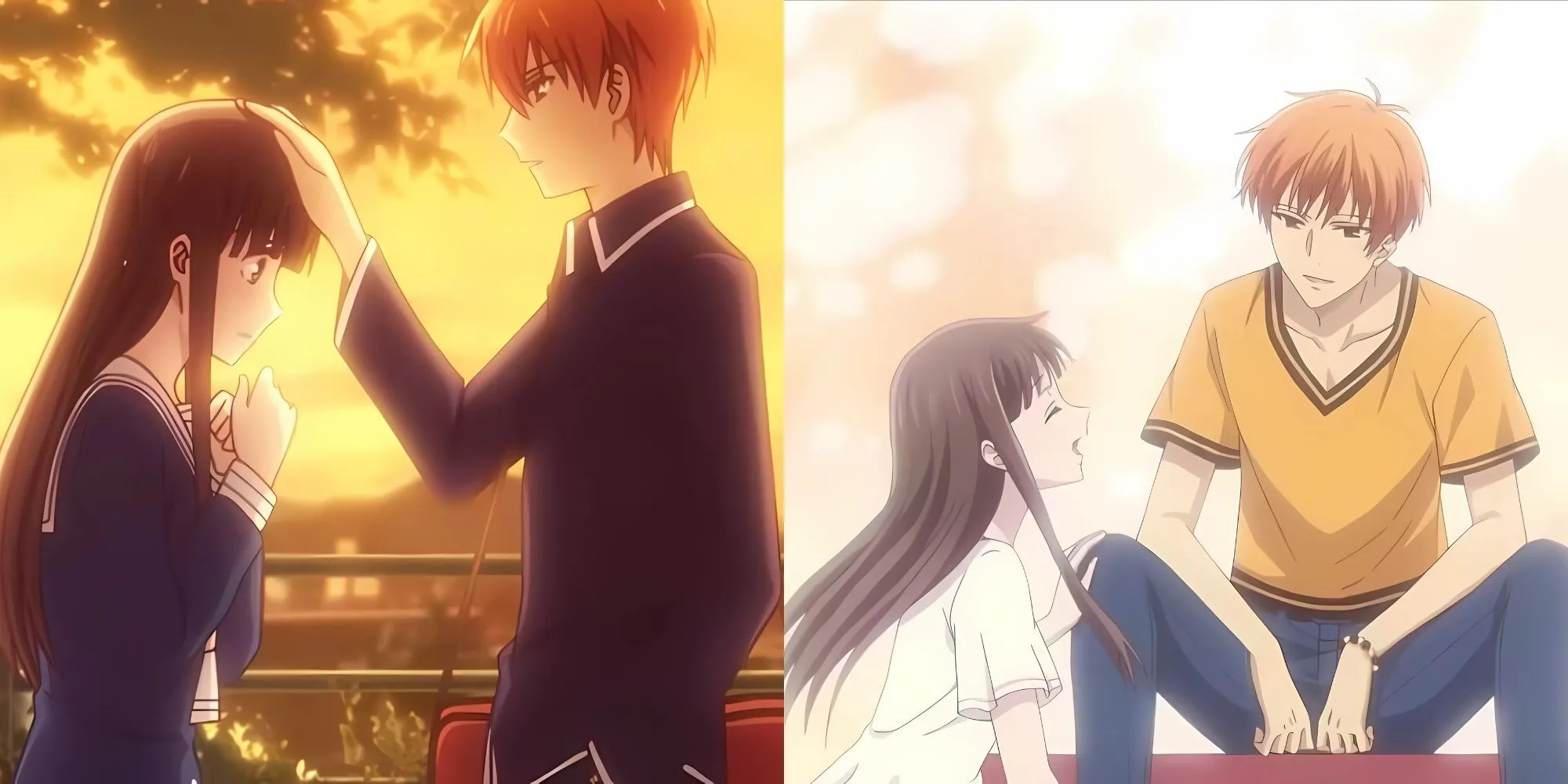 Kyo Sohma và Tohru Honda chia sẻ khoảnh khắc dịu dàng trong Fruits Basket