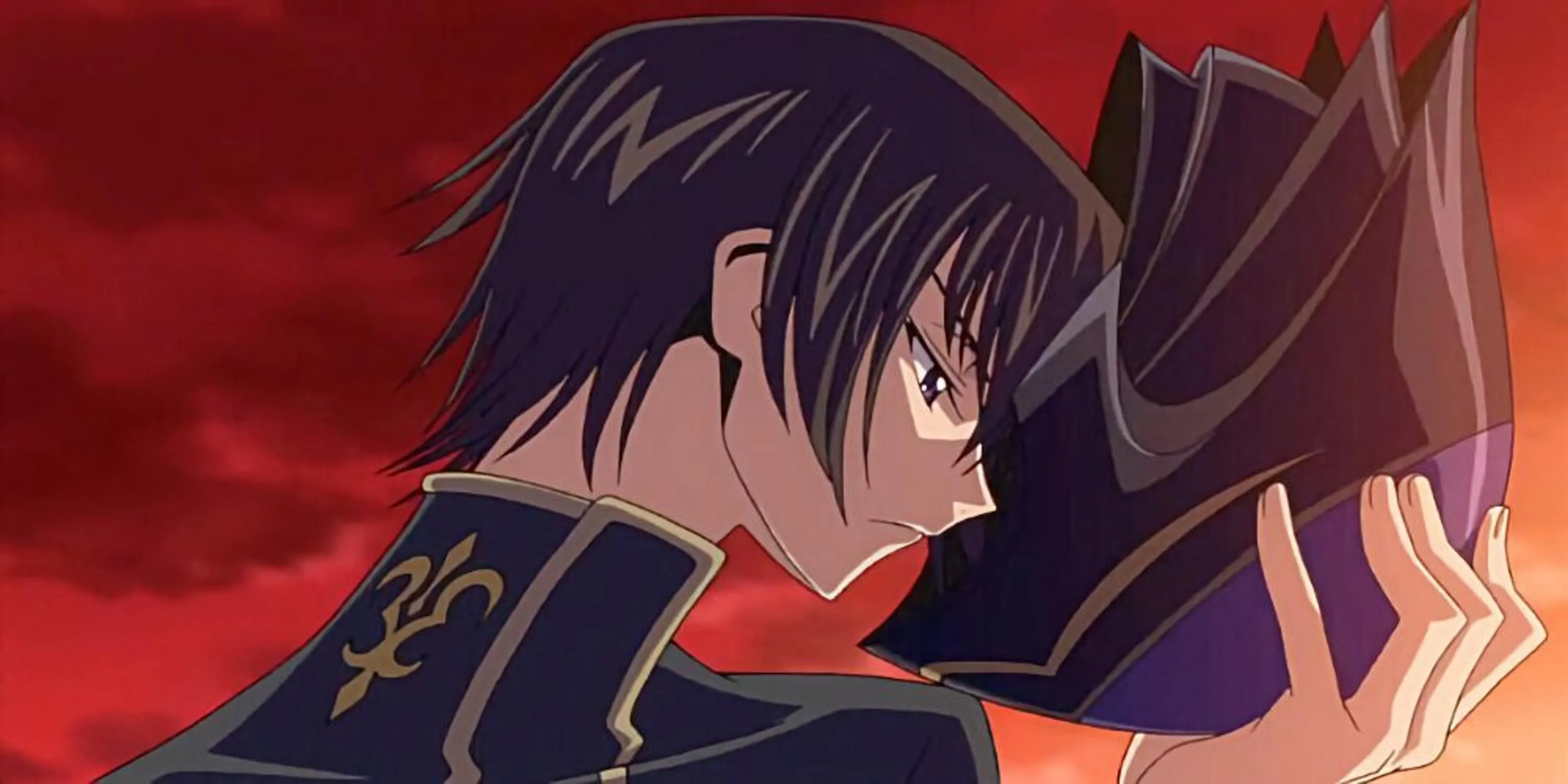 Lelouch Lamperouge, nhân vật chính đầy mưu lược của anime Code Geass, một thiên tài chiến lược quân sự và tâm lý.