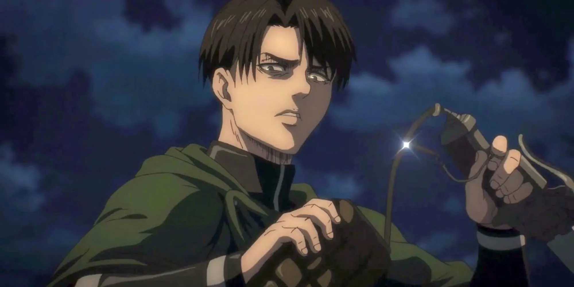 Levi Ackerman trong Attack On Titan sử dụng Bộ Cơ Động