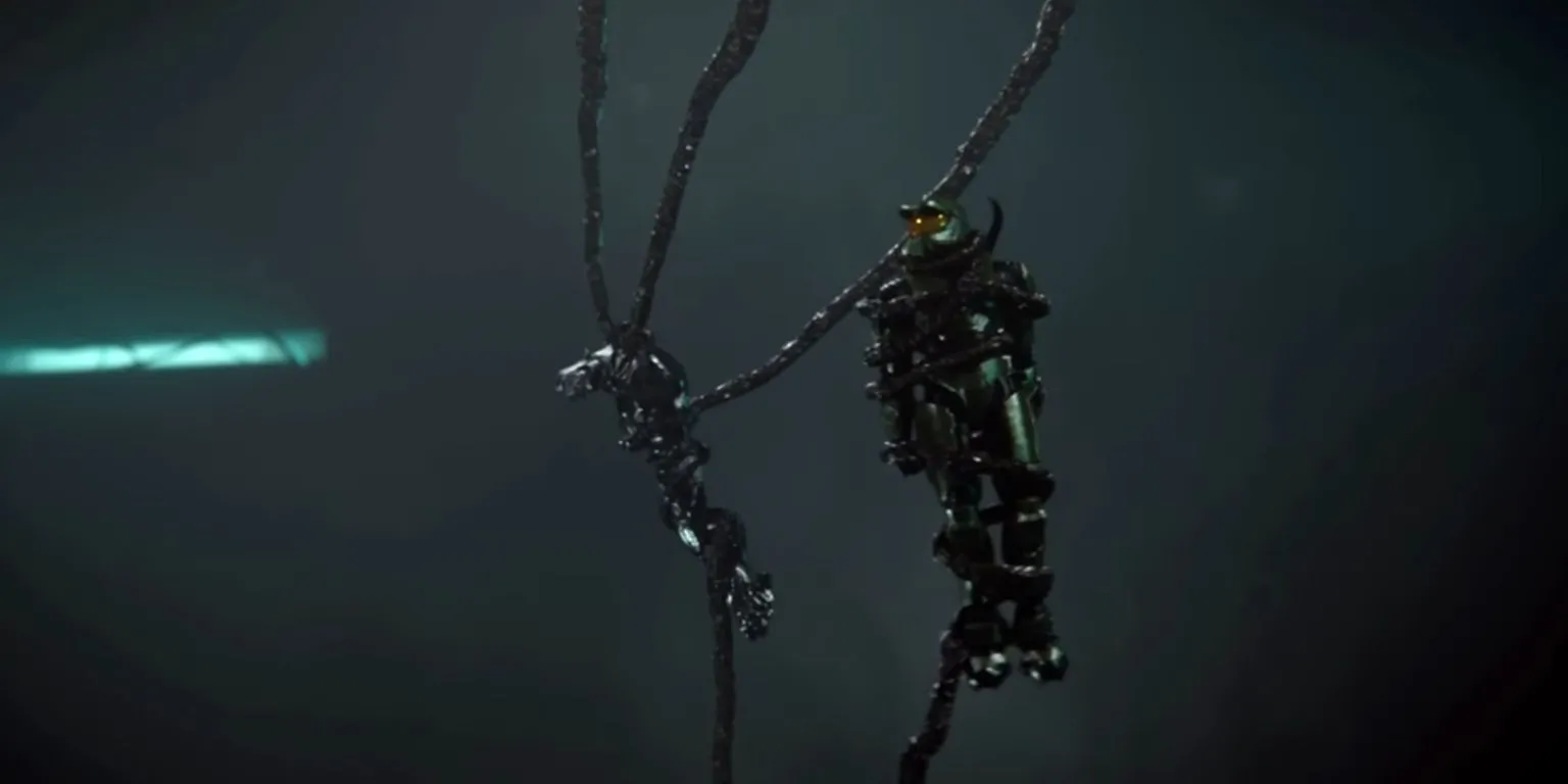 Master Chief và Arbiter bị Gravemind trói trong Halo 2
