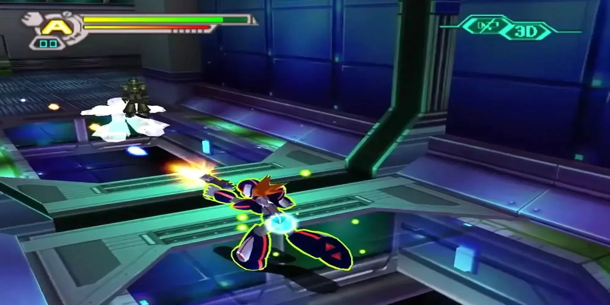 mega man x7 từ igdb, hiển thị cảnh chiến đấu
