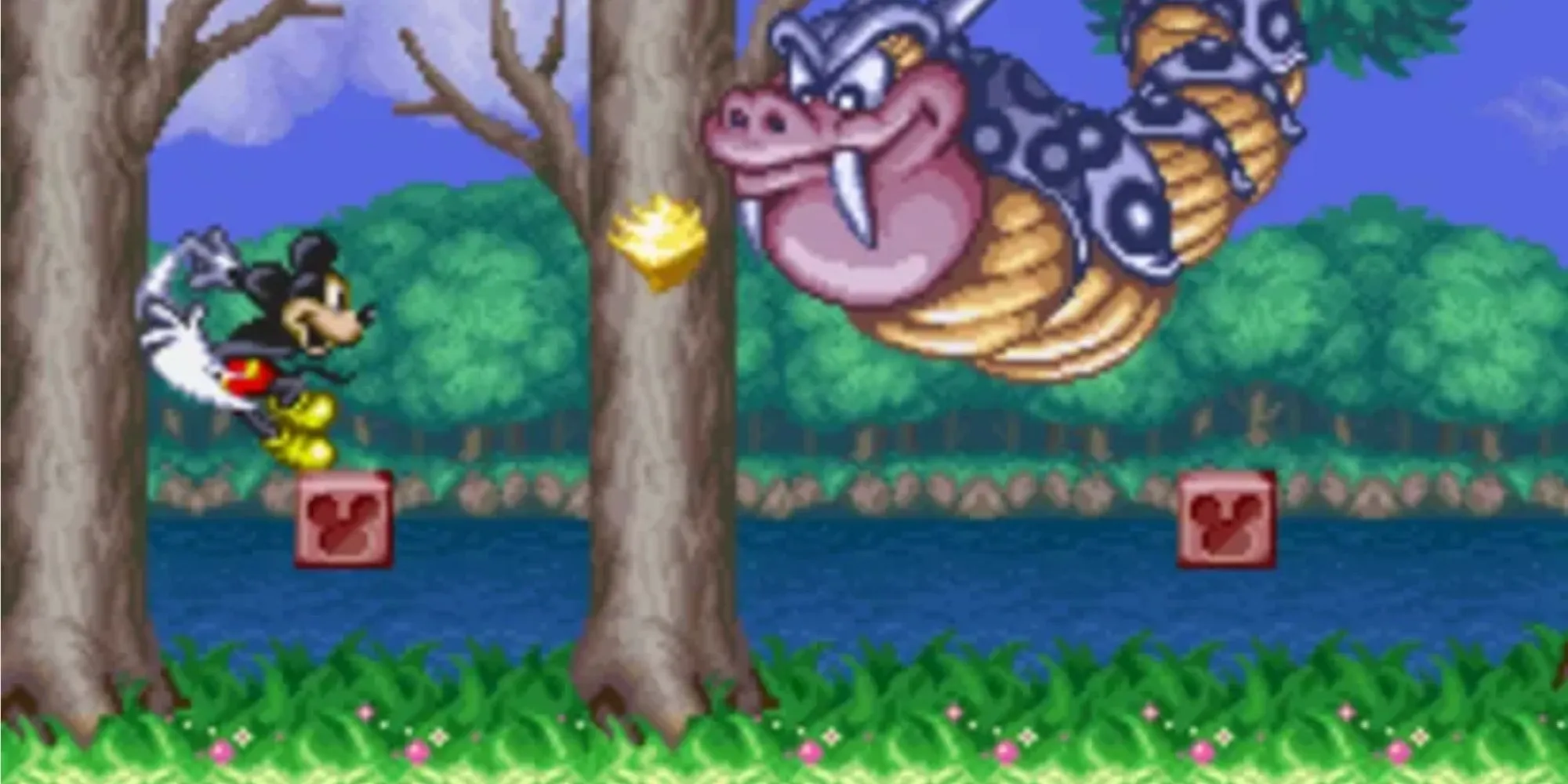 Mickey Mouse trong The Magical Quest SNES