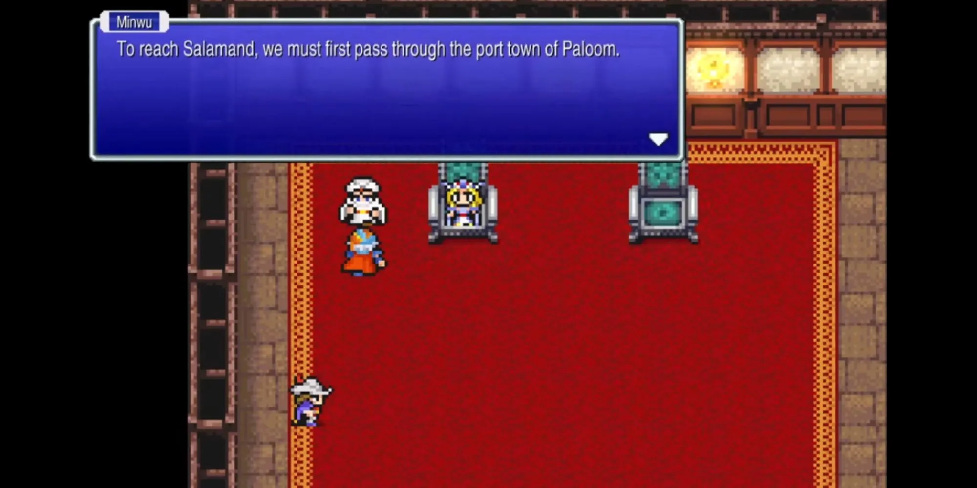 Minwu, Pháp Sư Trắng trong Final Fantasy II