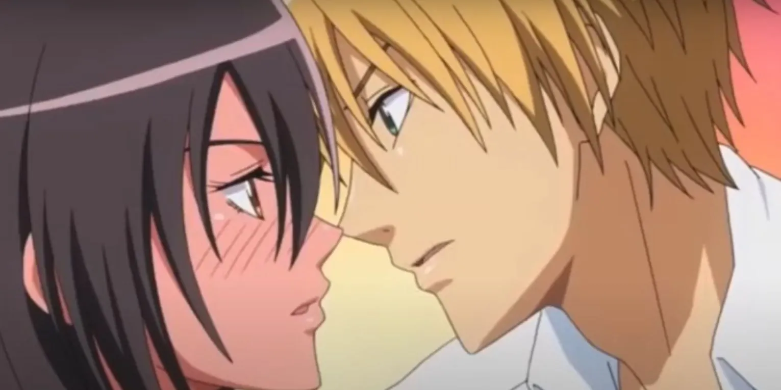 Misaki Ayuzawa and Takumi Usui in Kaichou wa Maid-sama!