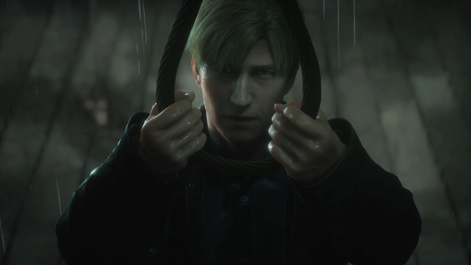 Một cảnh trong game Silent Hill 2 remake với nhân vật James