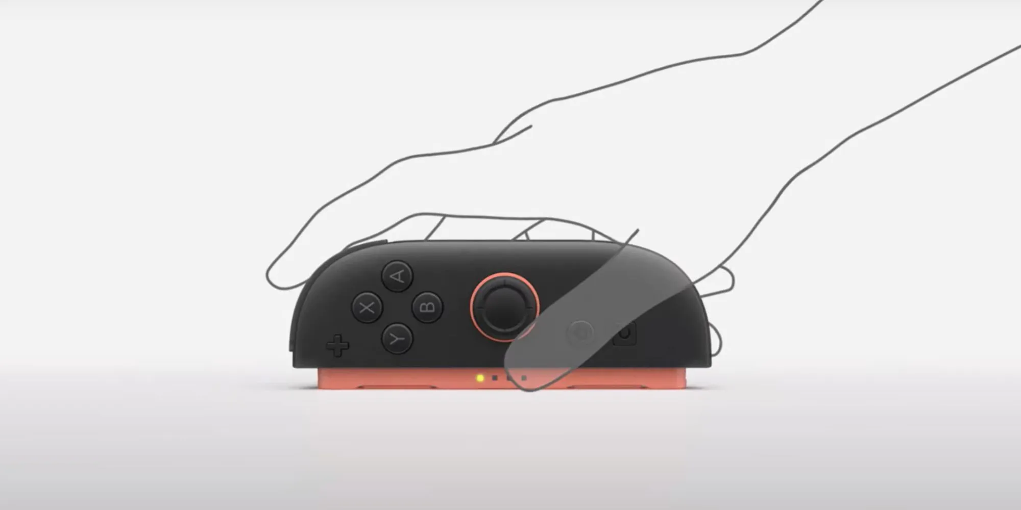 Một người chơi đang sử dụng console Nintendo Switch 2 ở chế độ cầm tay
