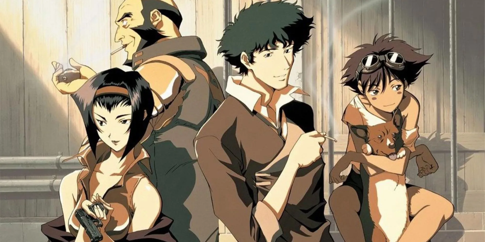 Nhân vật chính trên tàu Bebop trong bộ anime Cowboy Bebop