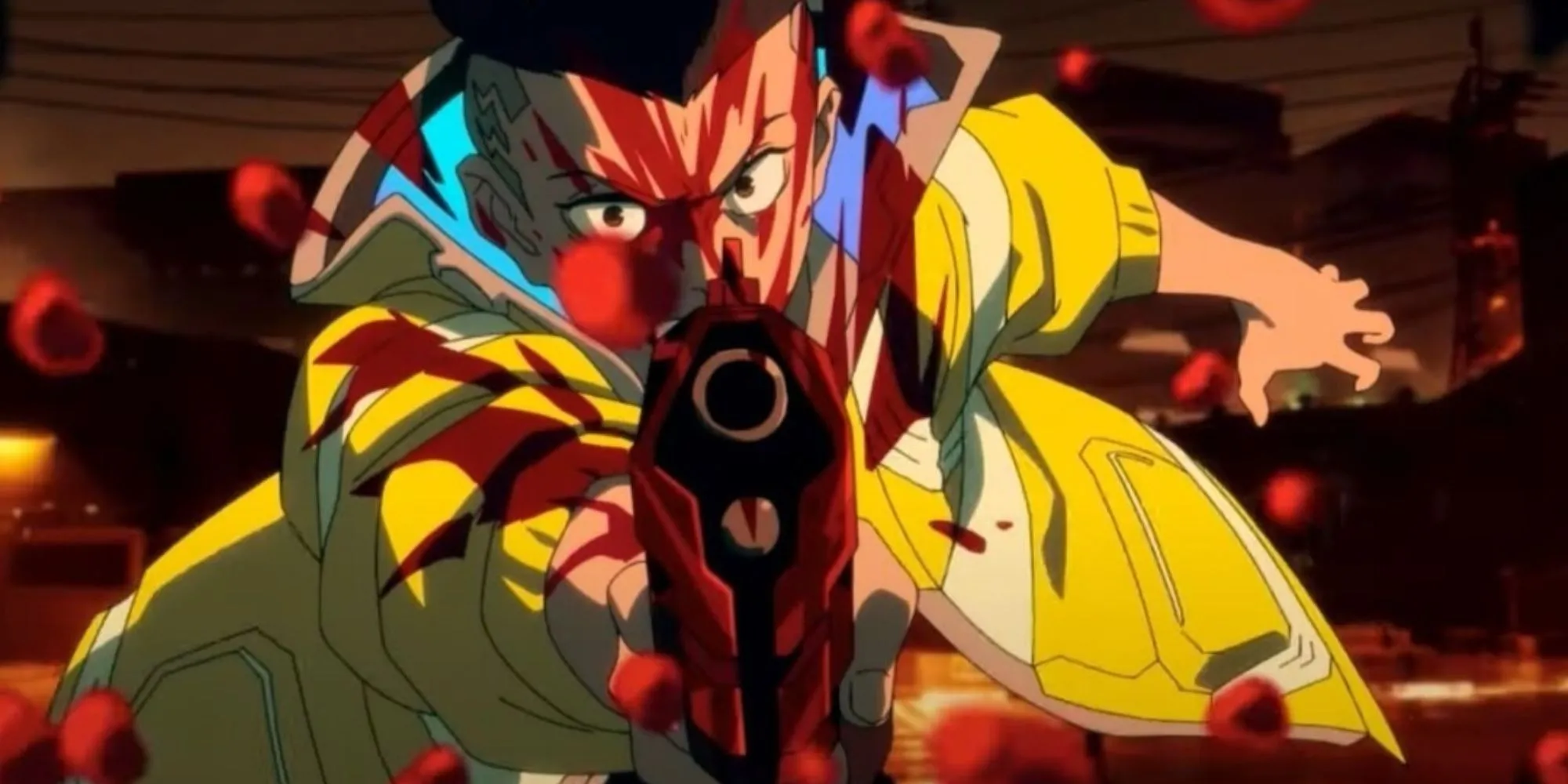 Nhân vật David Martinez với cyberware trong anime Cyberpunk Edgerunners
