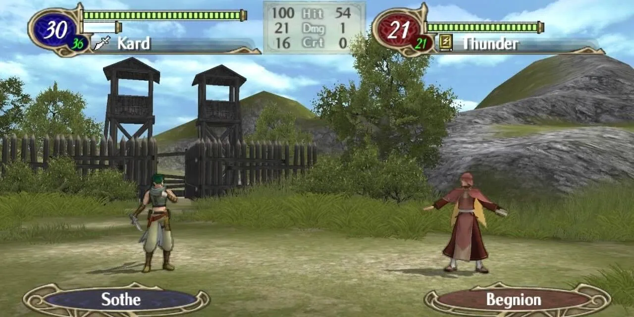 Nhân vật Micaiah trong Fire Emblem Radiant Dawn trên Wii