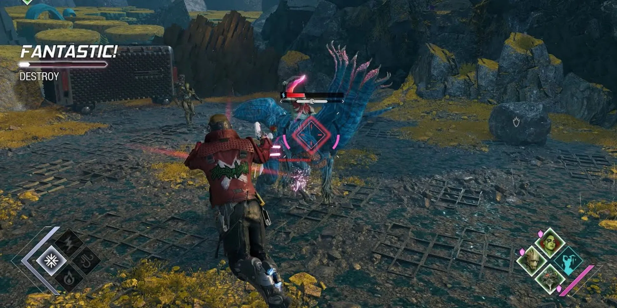 Nhân vật Starlord trong game Marvel's Guardians of the Galaxy