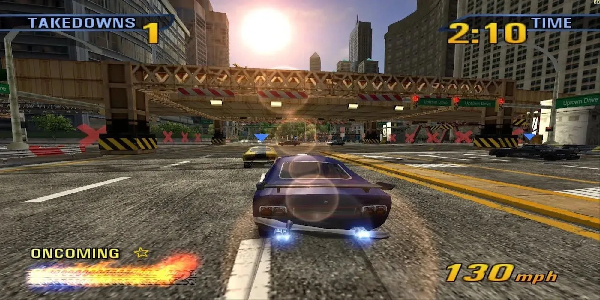Những pha va chạm mãn nhãn trong Burnout 3: Takedown trên PS2