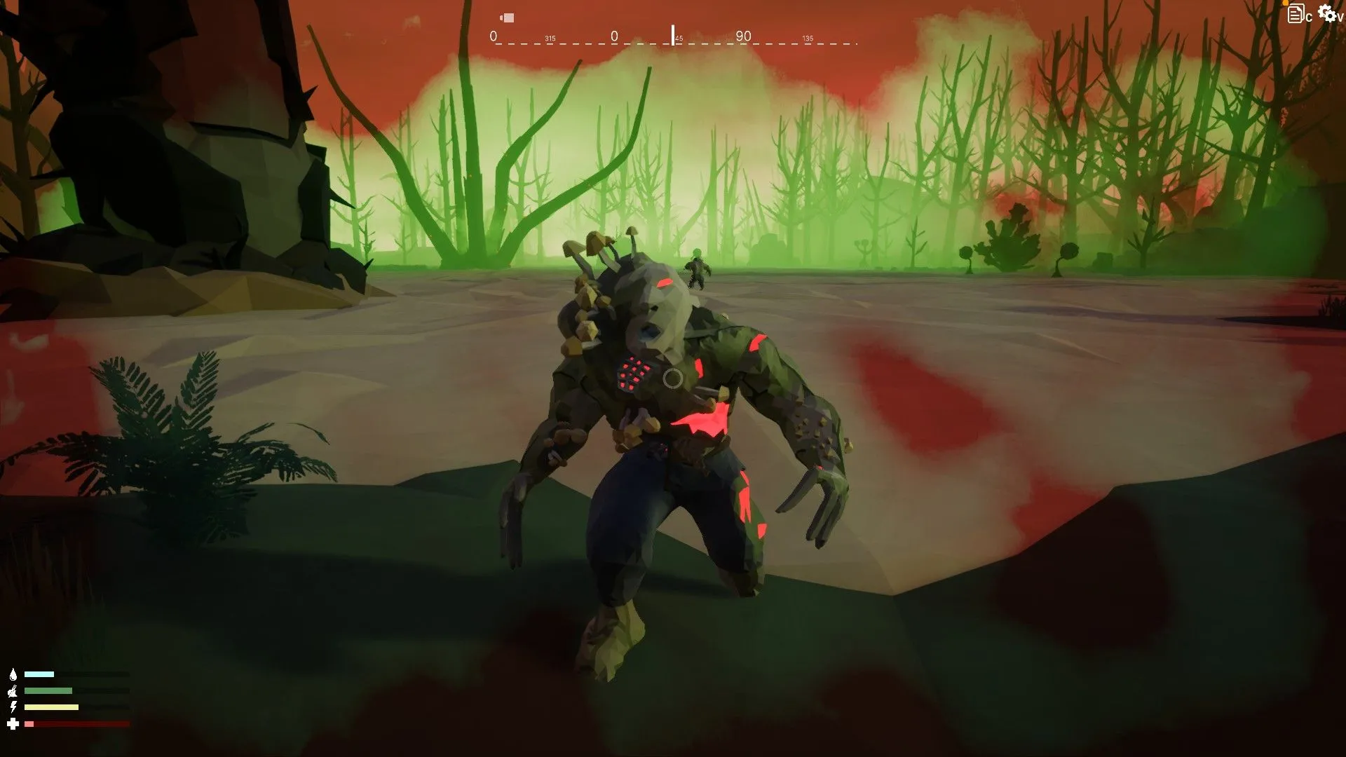 Quái vật kiểu zombie trong game sinh tồn Trainfort