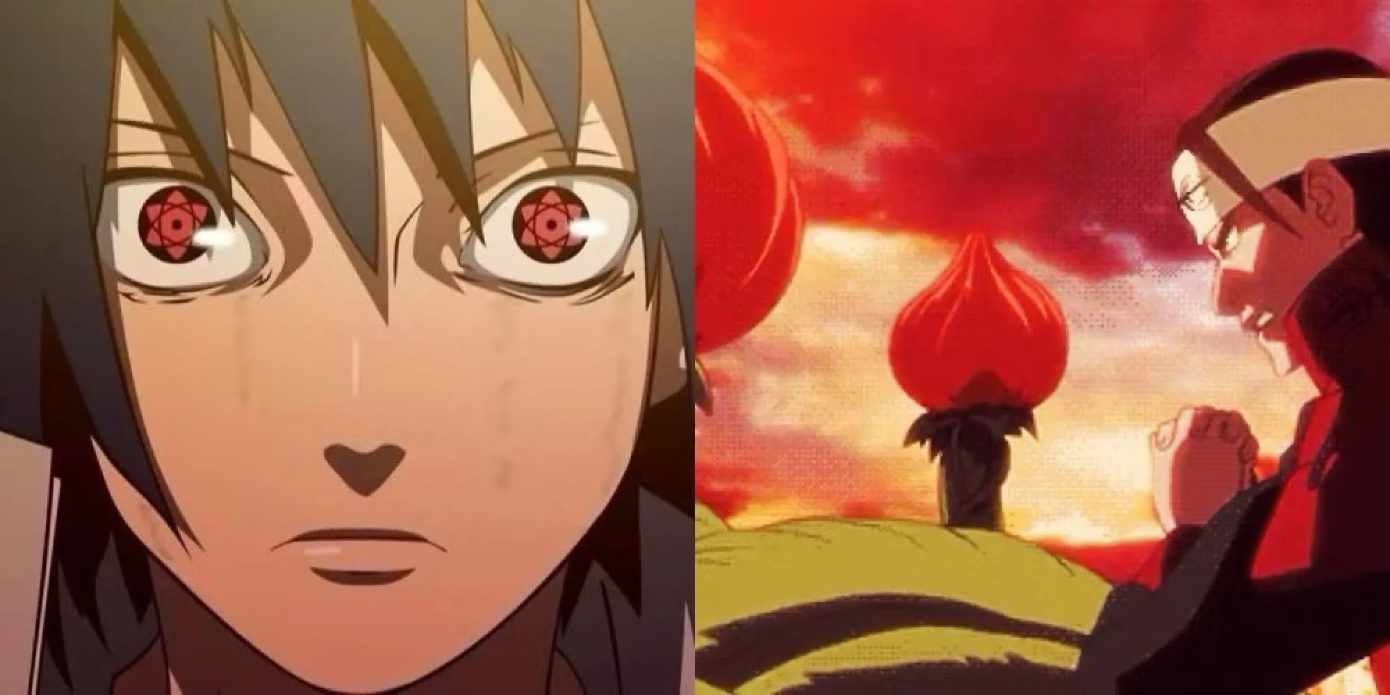 Sasuke và Hashirama trong Naruto