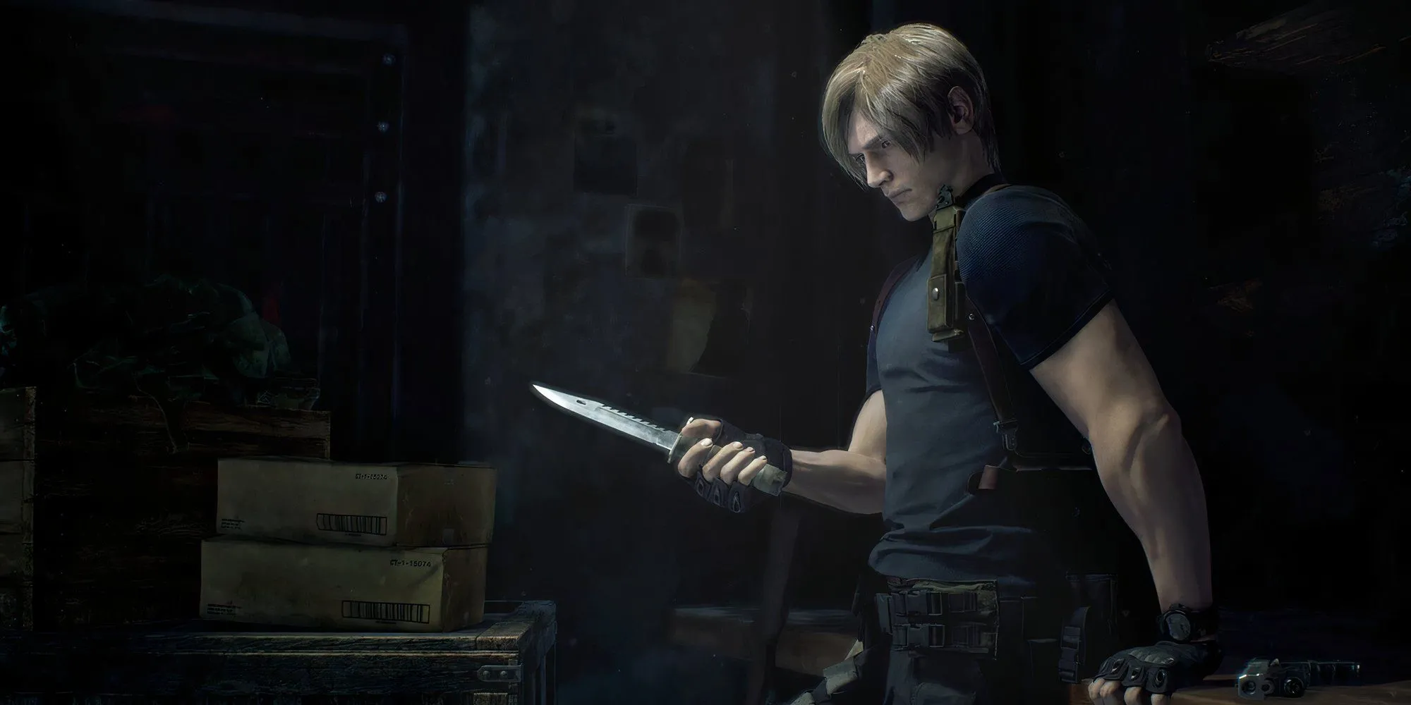 Screenshot của Resident Evil 4 Remake, game kinh dị nổi tiếng của Capcom