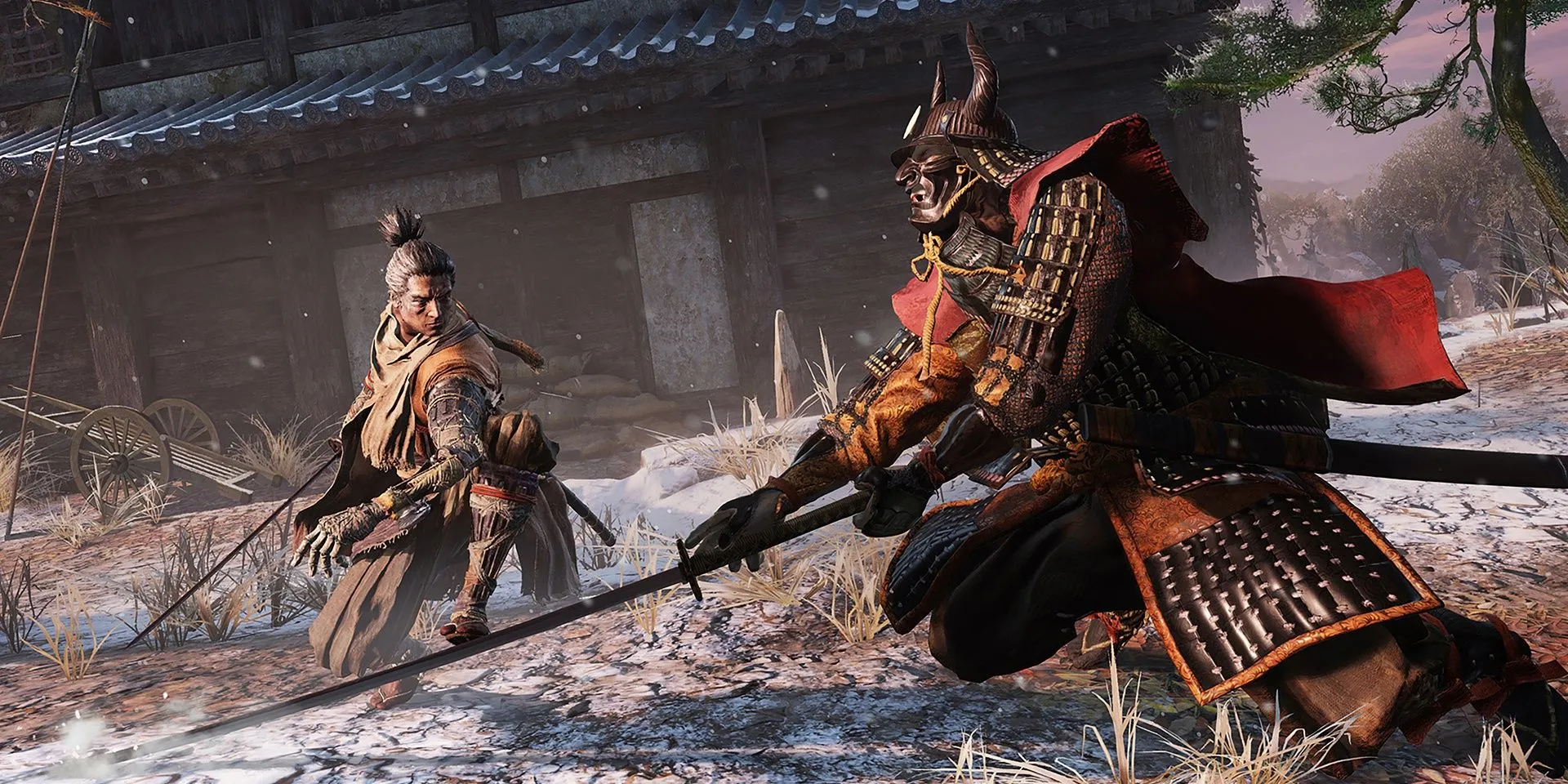 Sekiro thực hiện Mikiri Counter lên kẻ địch