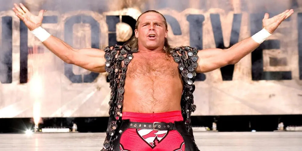 Shawn Michaels ăn mừng chiến thắng trên võ đài WWE