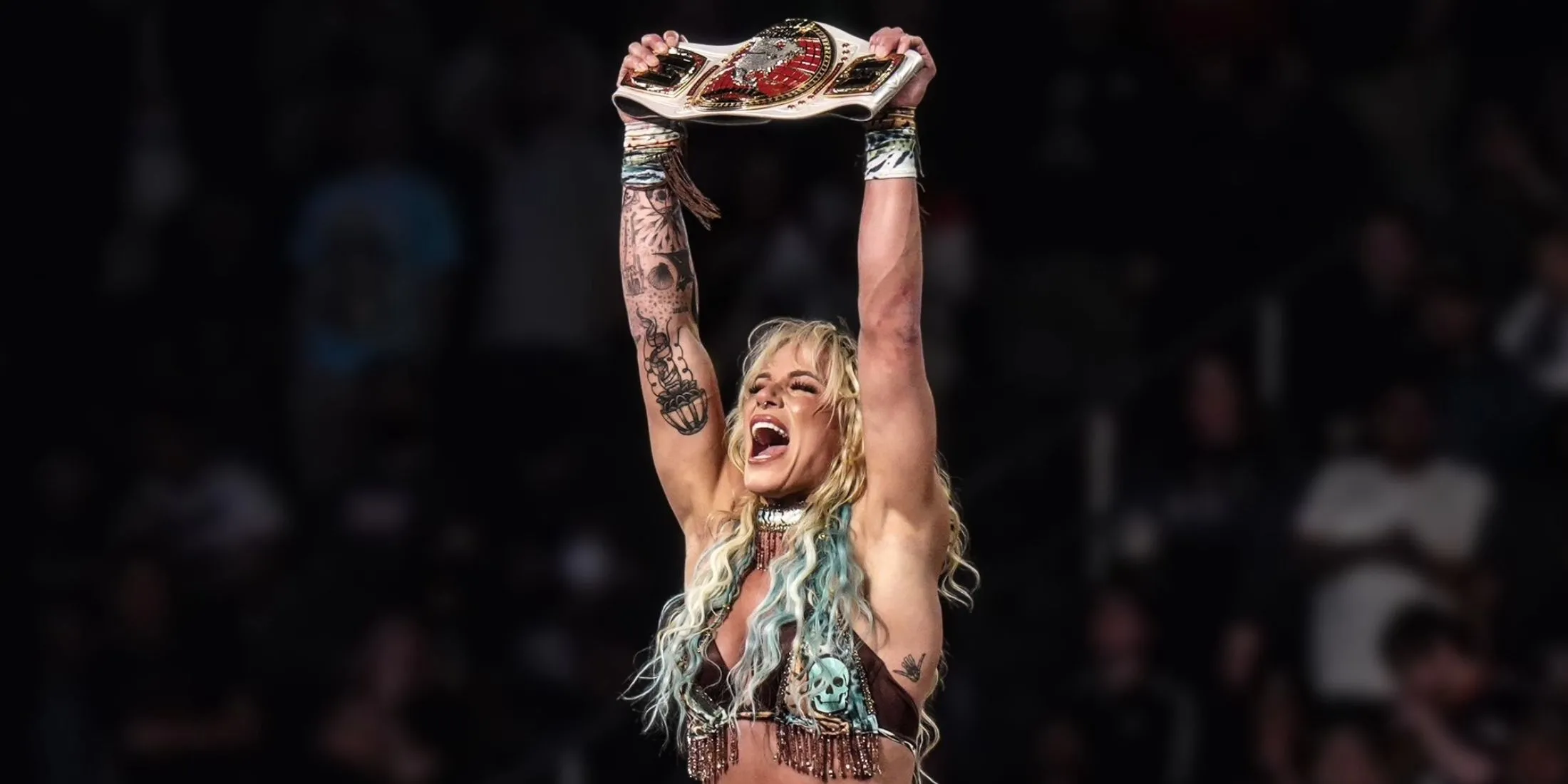 Sol Ruca trong NXT WWE thi đấu trên võ đài